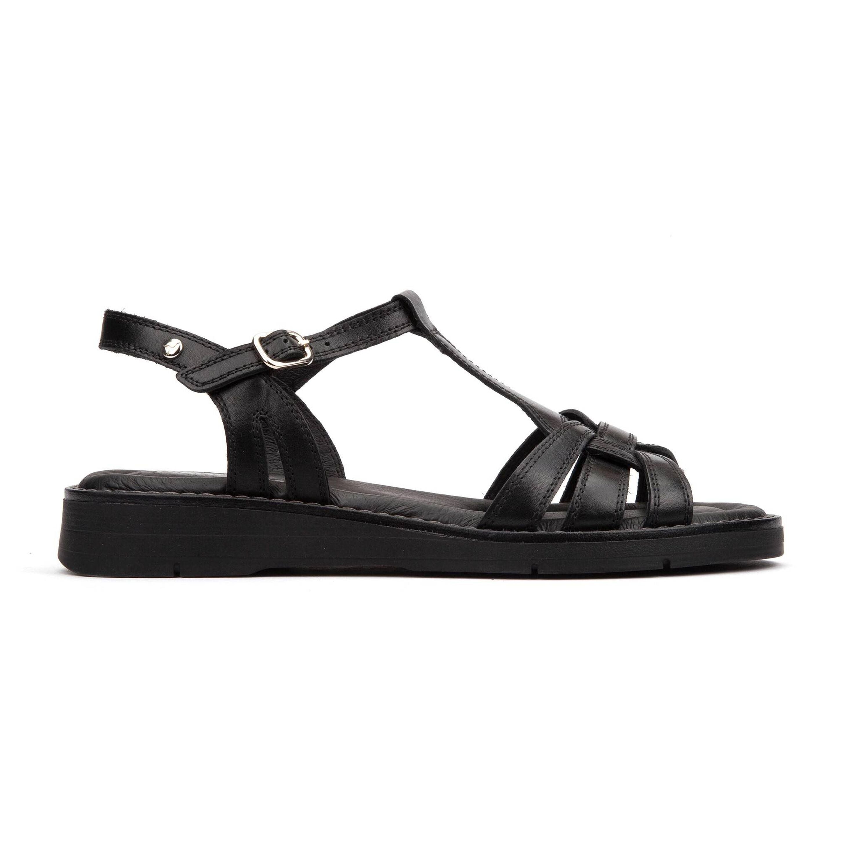 Damessandaal 'Roquetas' - zwart