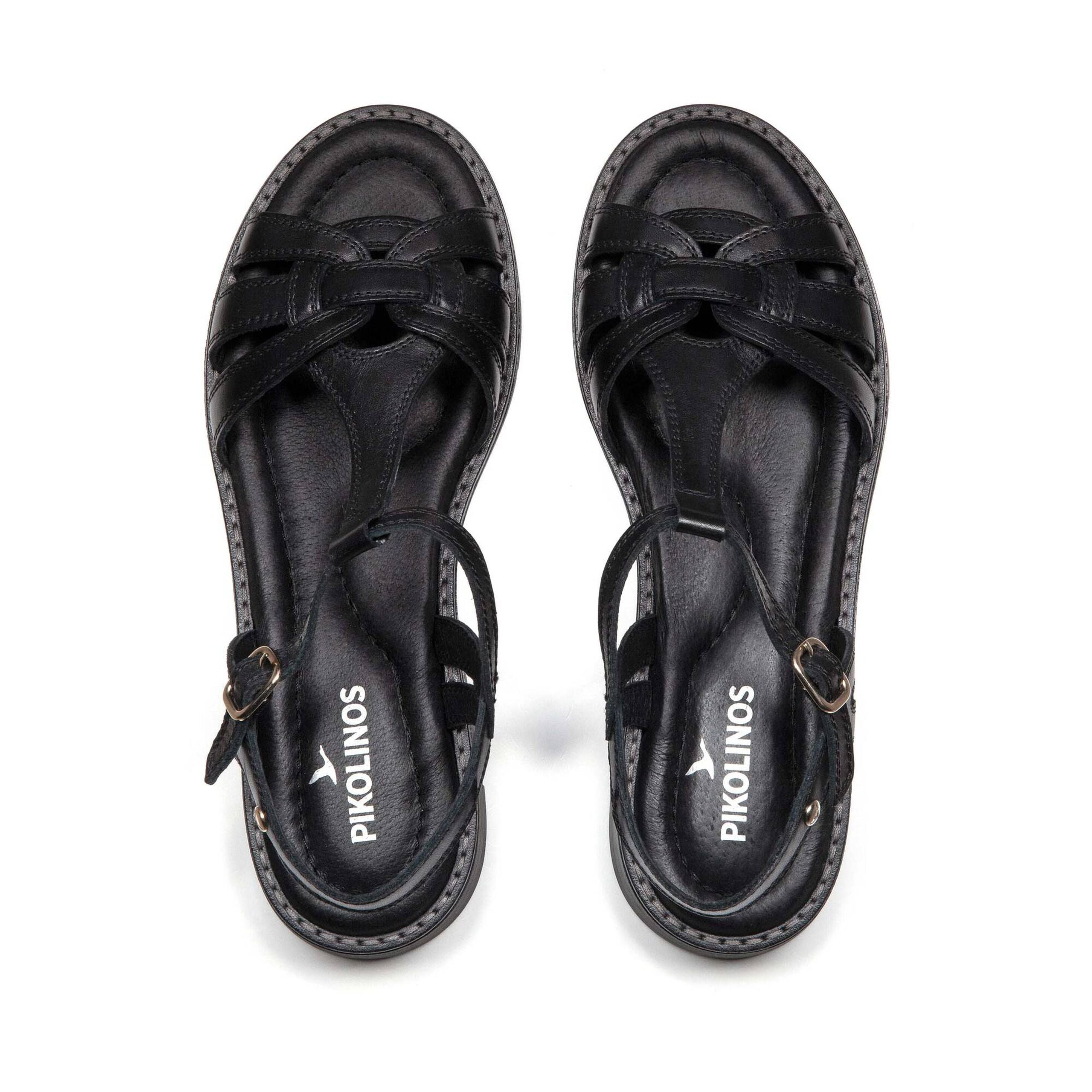 Damessandaal 'Roquetas' - zwart