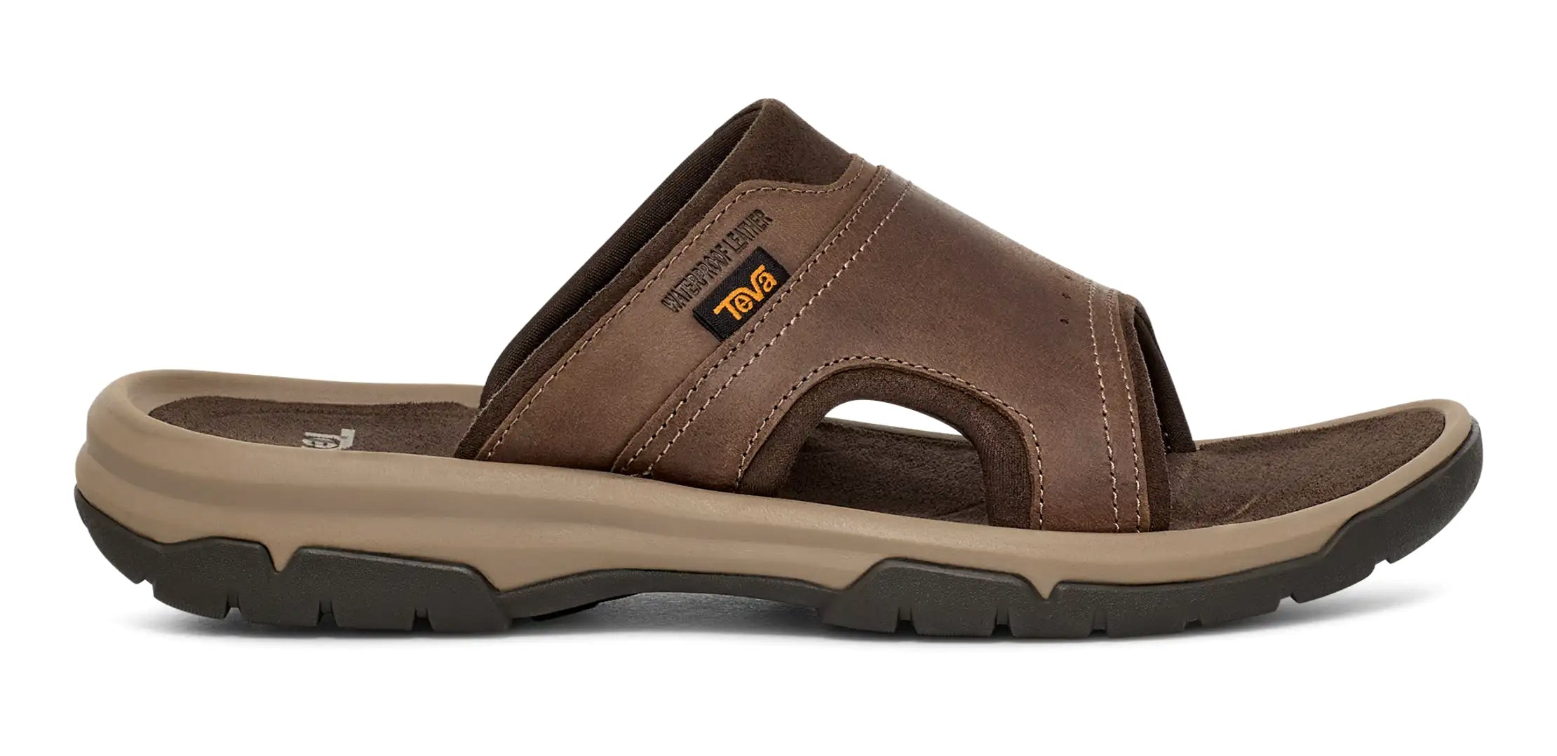 Sandale pour homme 'Langdon Slide' - Marron