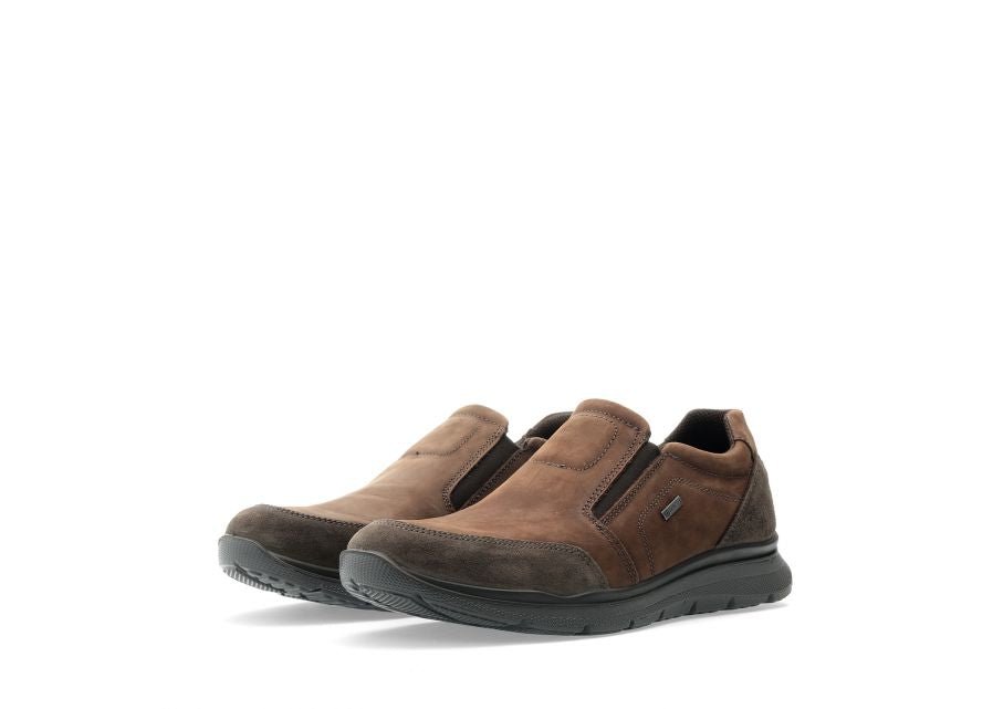 'Benjo' men's waterproof goretex slip-on shoe - Brown