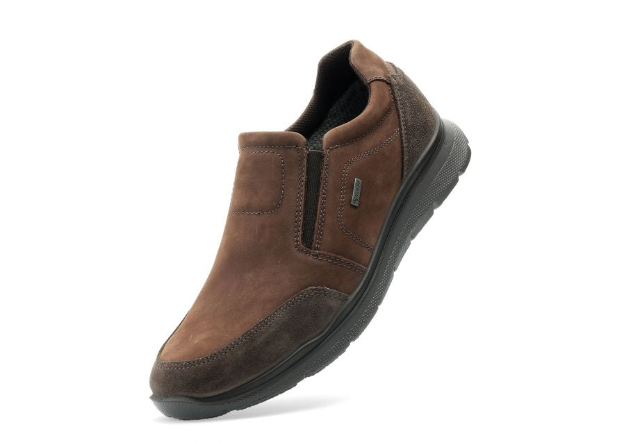 'Benjo' men's waterproof goretex slip-on shoe - Brown
