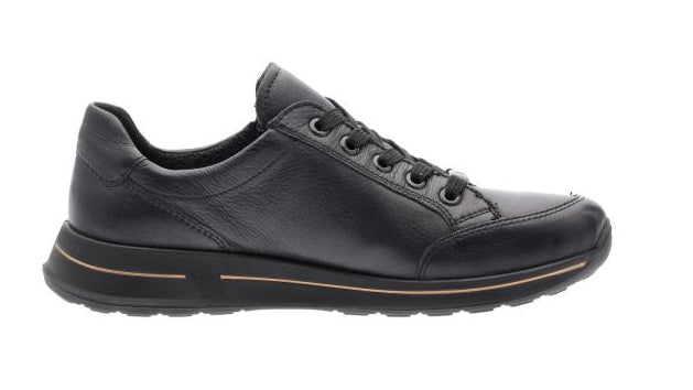 Damen-Schnürsneaker 'Osaka' mit weiter Passform (H) – Schwarz