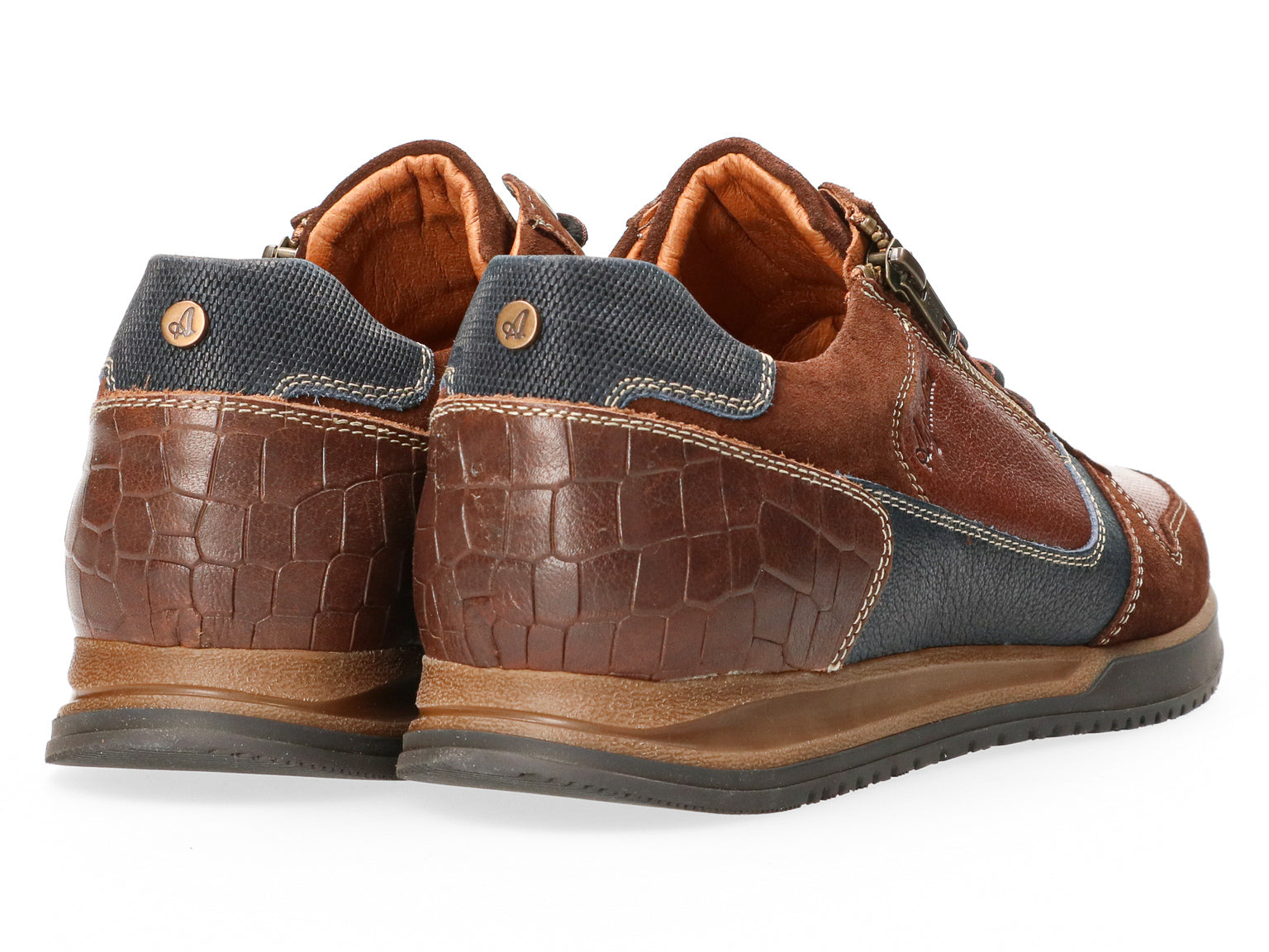 Herren-Schnürsneaker 'Browning' mit breiter Passform (H) – braun