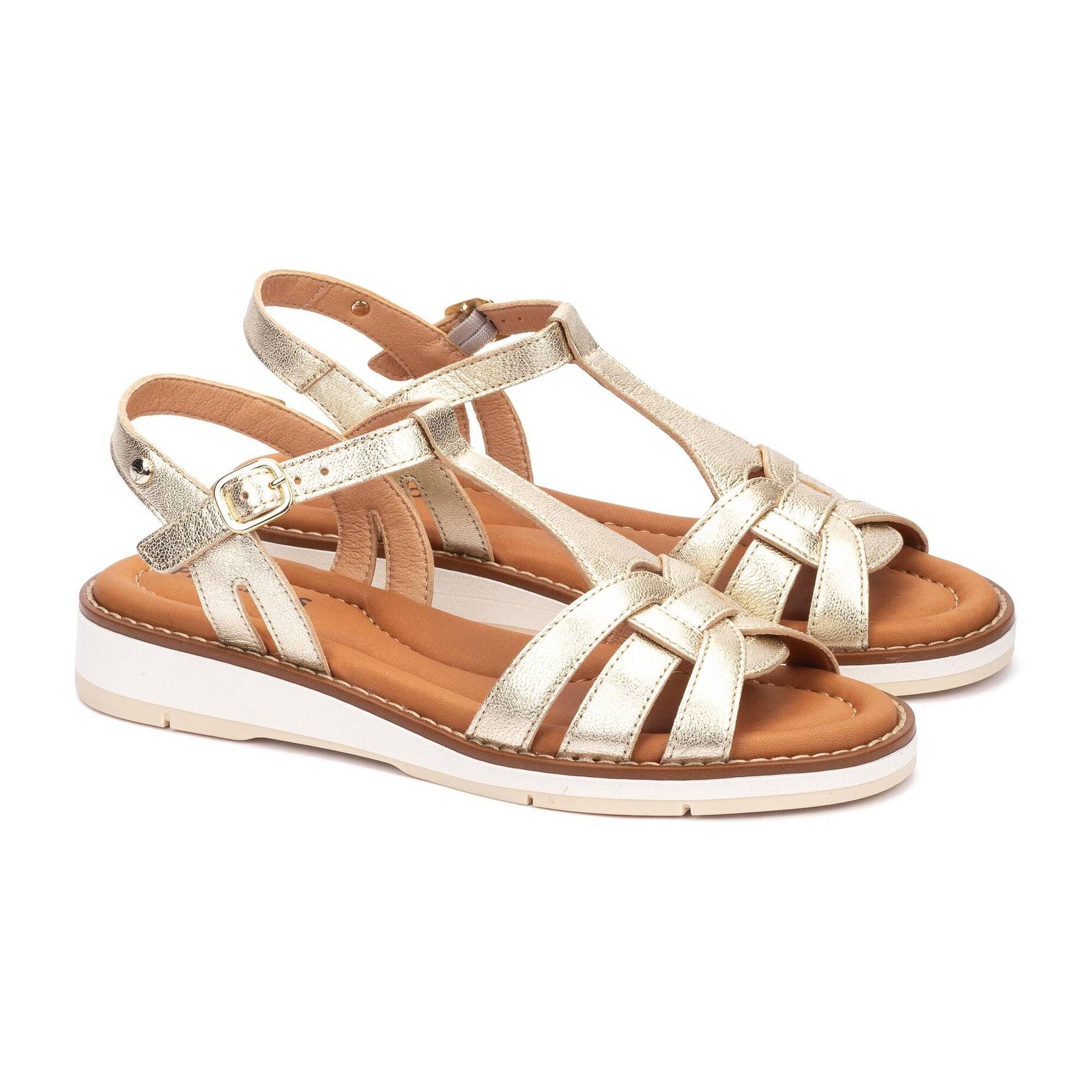 'Roquetas' women's sandal - gold