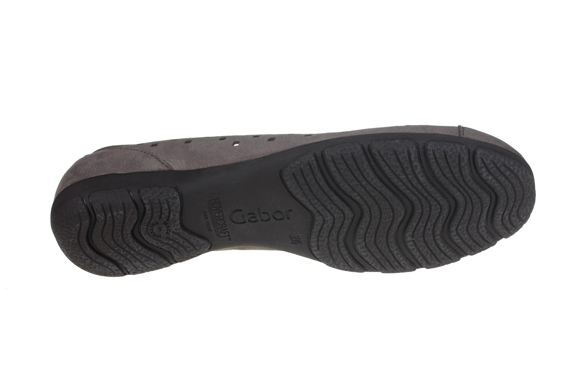 '24.169.19' women's perforated ballerina pump - Grey - Chaplinshoes'24.169.19' women's perforated ballerina pump - GreyGabor