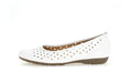 '24.169.21' women's perforated ballerina pump - white - Chaplinshoes'24.169.21' women's perforated ballerina pump - whiteGabor