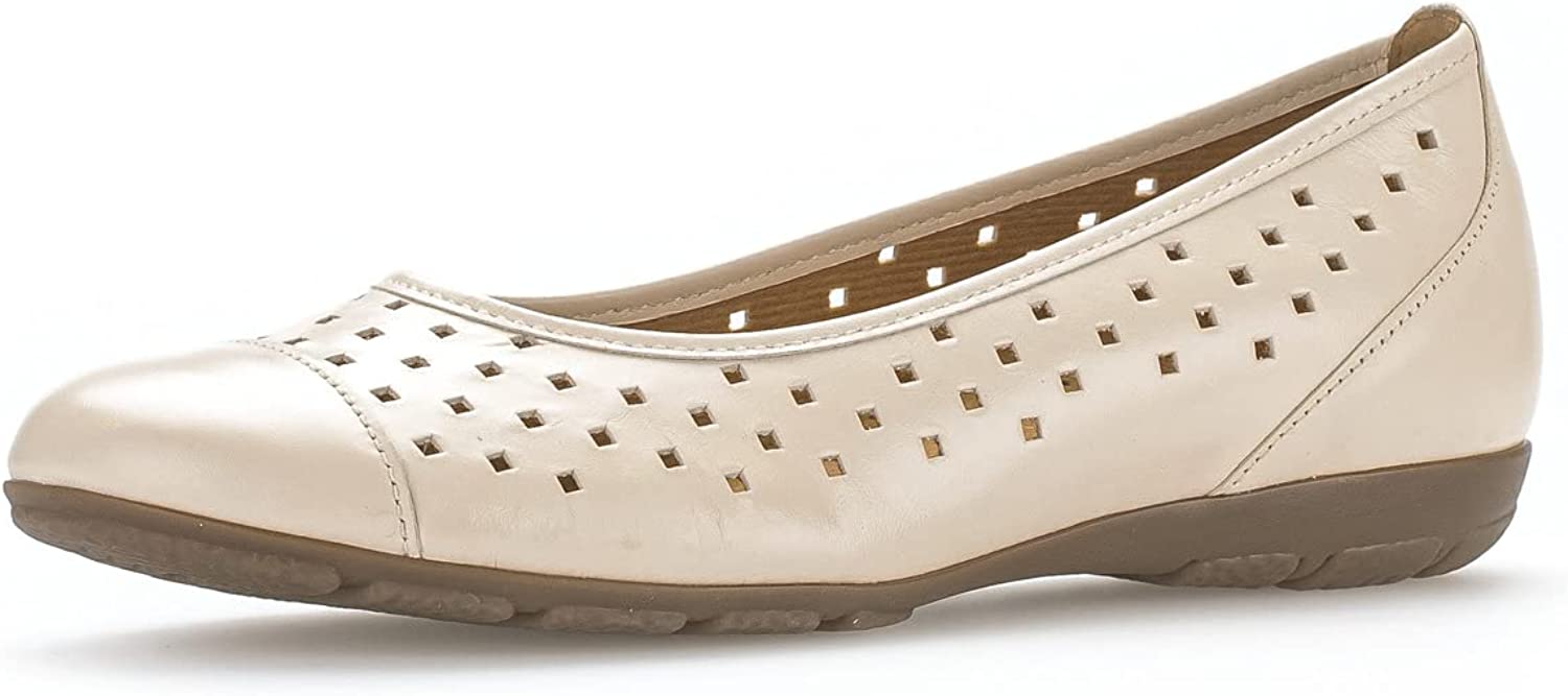 '24.169.22' women's perforated ballerina - Beige - Chaplinshoes'24.169.22' women's perforated ballerina - BeigeGabor