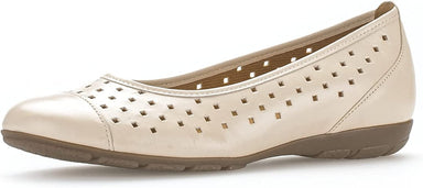 '24.169.22' women's perforated ballerina - Beige - Chaplinshoes'24.169.22' women's perforated ballerina - BeigeGabor