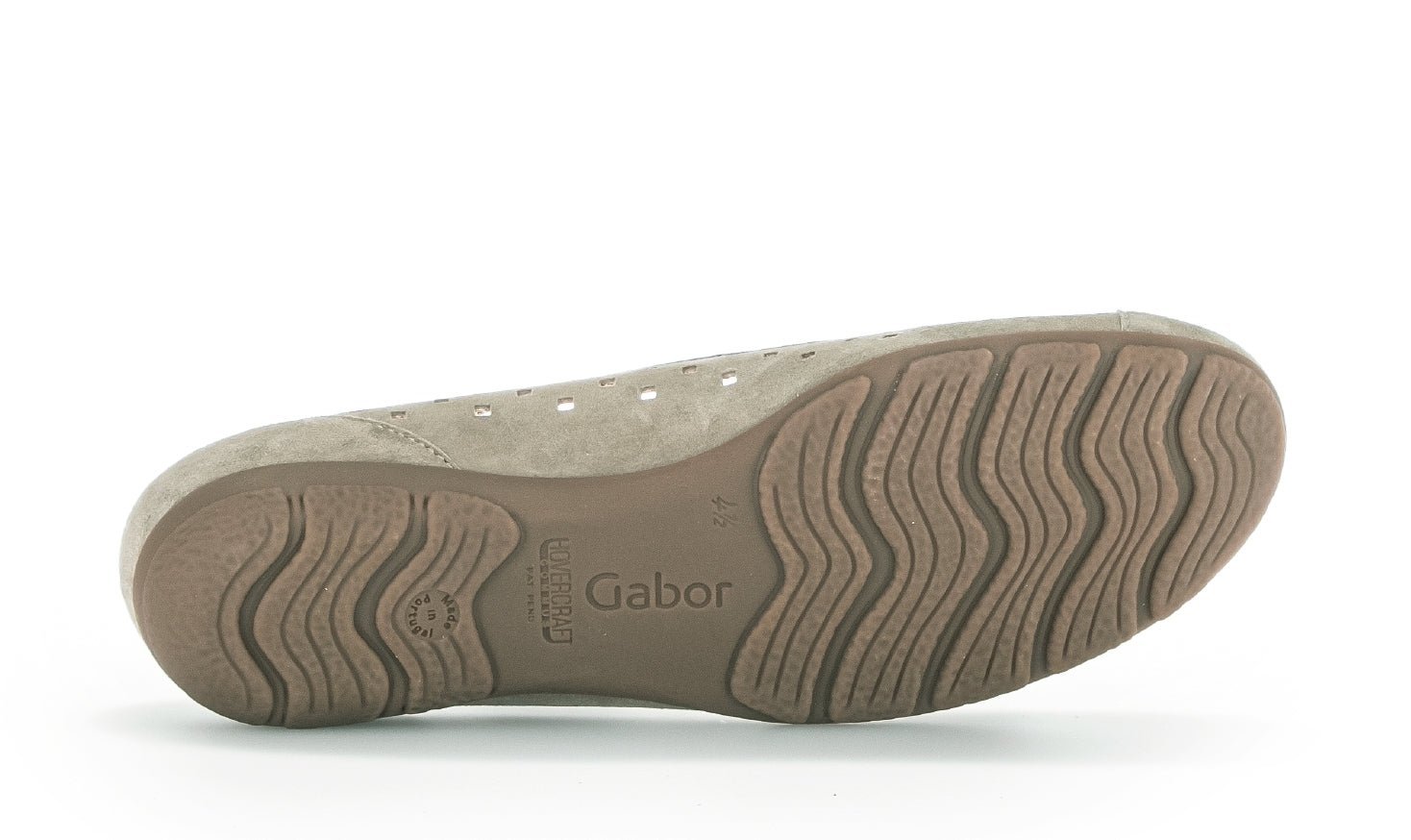 '24.169.31' women's perforated summer ballerina pump - grey - Chaplinshoes'24.169.31' women's perforated summer ballerina pump - greyGabor