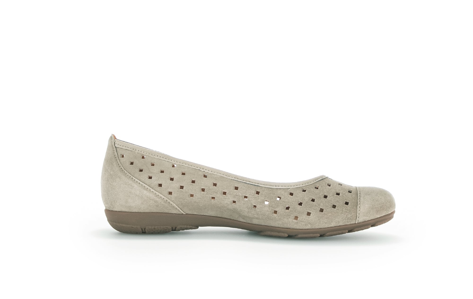 '24.169.31' women's perforated summer ballerina pump - grey - Chaplinshoes'24.169.31' women's perforated summer ballerina pump - greyGabor