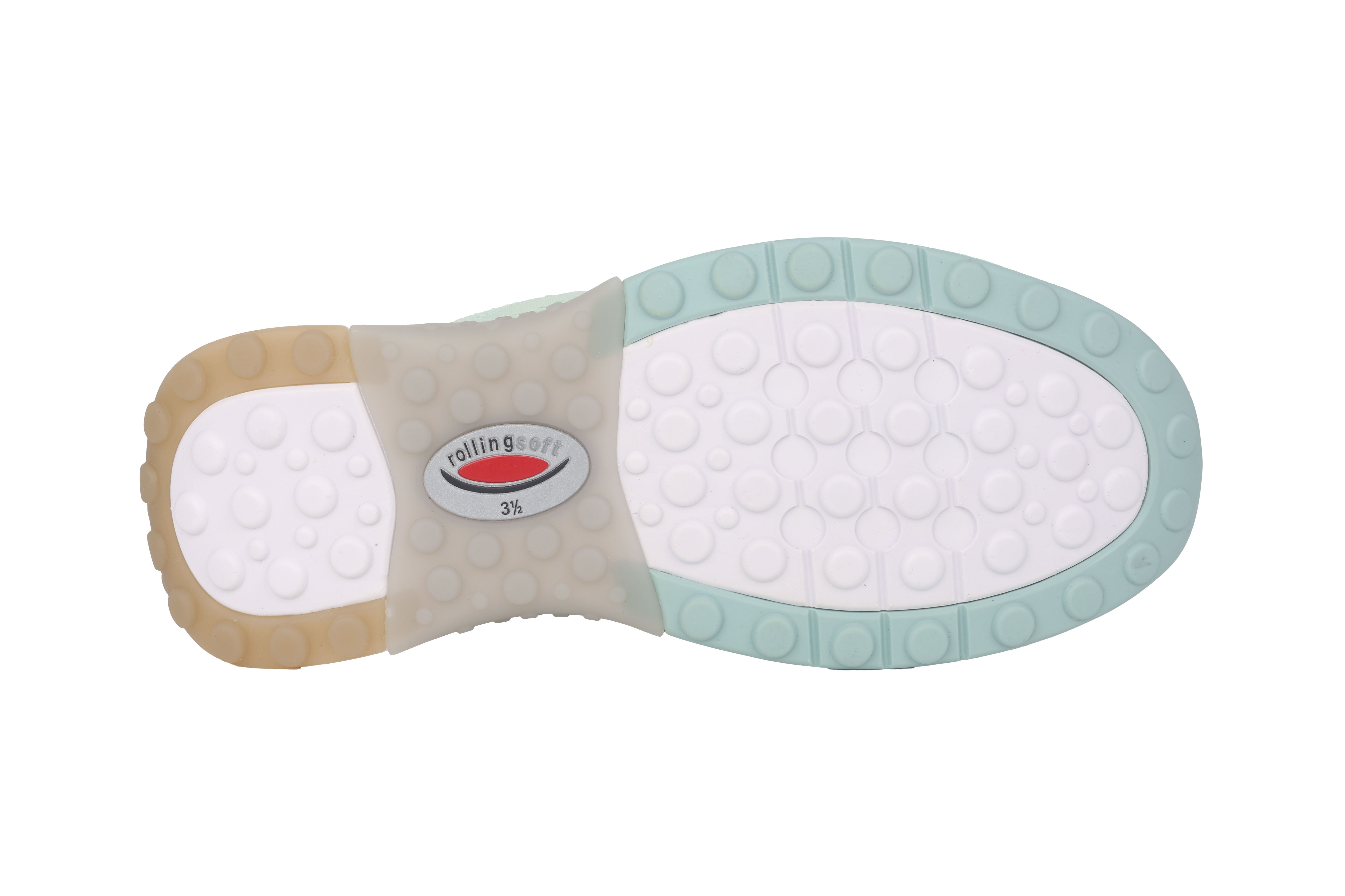 Damskie tenisówki na kółkach „26.994.22” – mieszanka zieleni