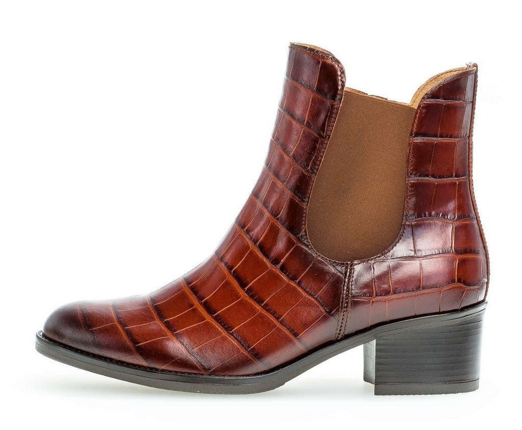 Dames cowboylaars '31.650.34' - bruin croco - ChaplinshoesDames cowboylaars '31.650.34' - bruin crocoGabor