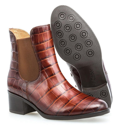 Dames cowboylaars '31.650.34' - bruin croco - ChaplinshoesDames cowboylaars '31.650.34' - bruin crocoGabor