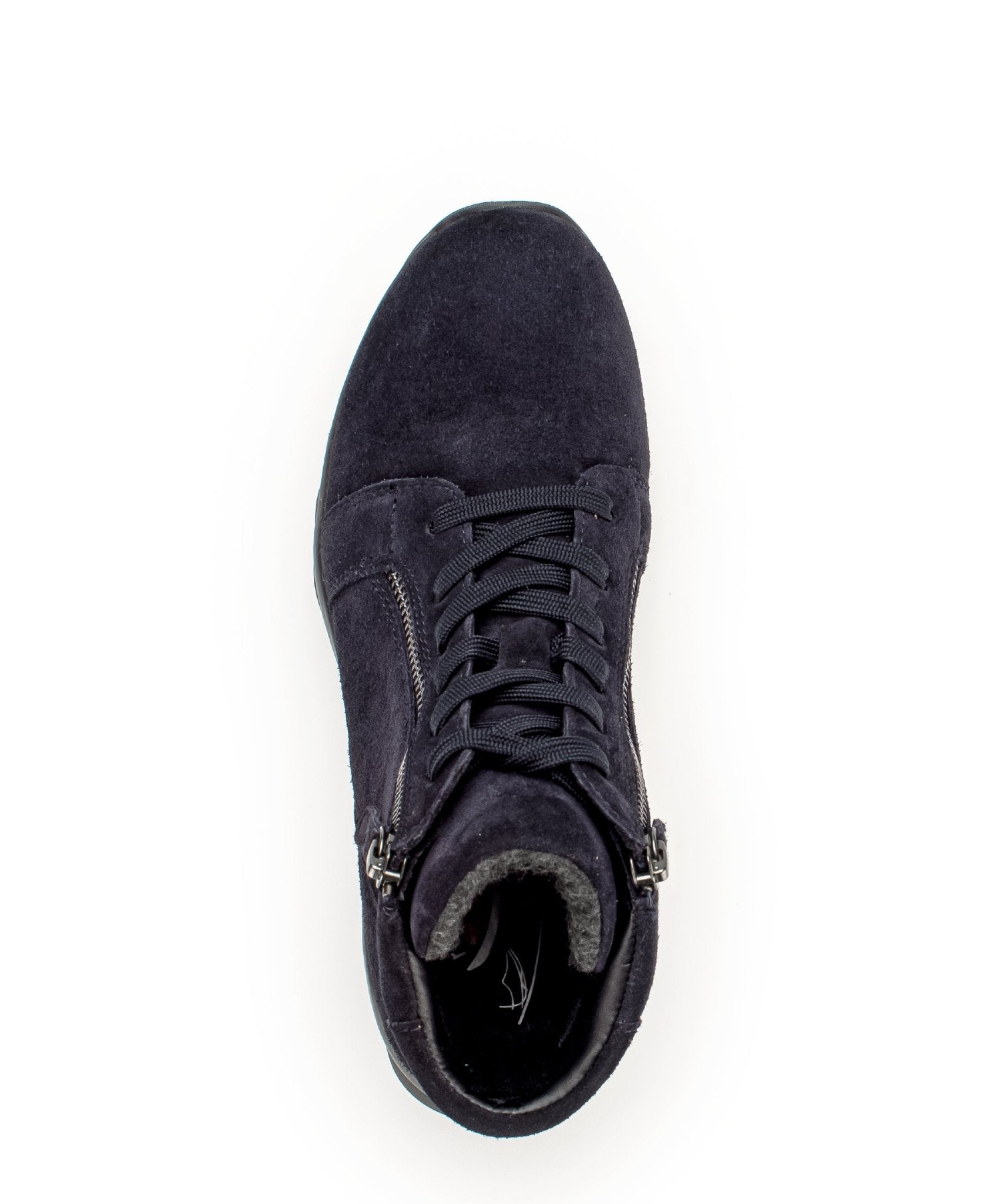 '36.868.36' dames wandelschoenen met veters - ritssluiting - Blauw - Chaplinshoes'36.868.36' dames wandelschoenen met rollende veters - ritssluiting - BlauwGabor