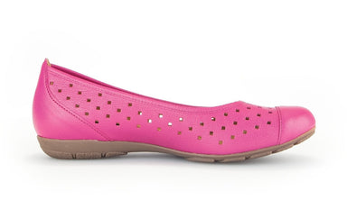 '44.169.20' women's perforated ballerina - Pink - Chaplinshoes'44.169.20' women's perforated ballerina - PinkGabor