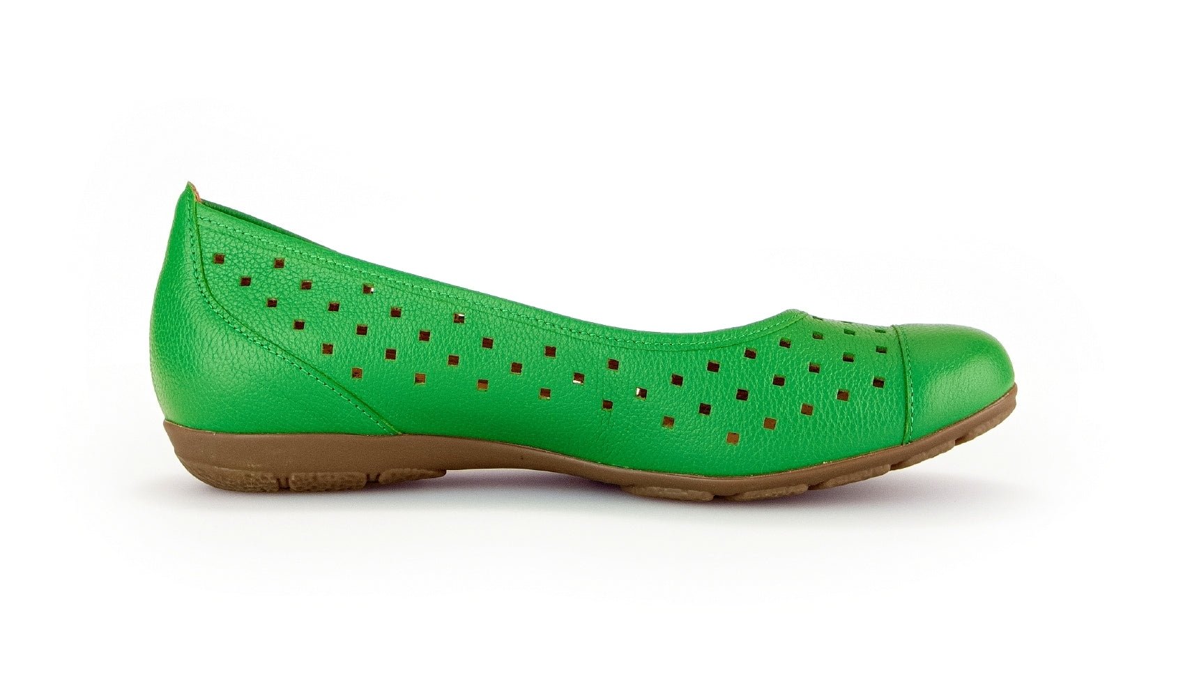 '44.169.29' women's perforated ballerina - Green - Chaplinshoes'44.169.29' women's perforated ballerina - GreenGabor