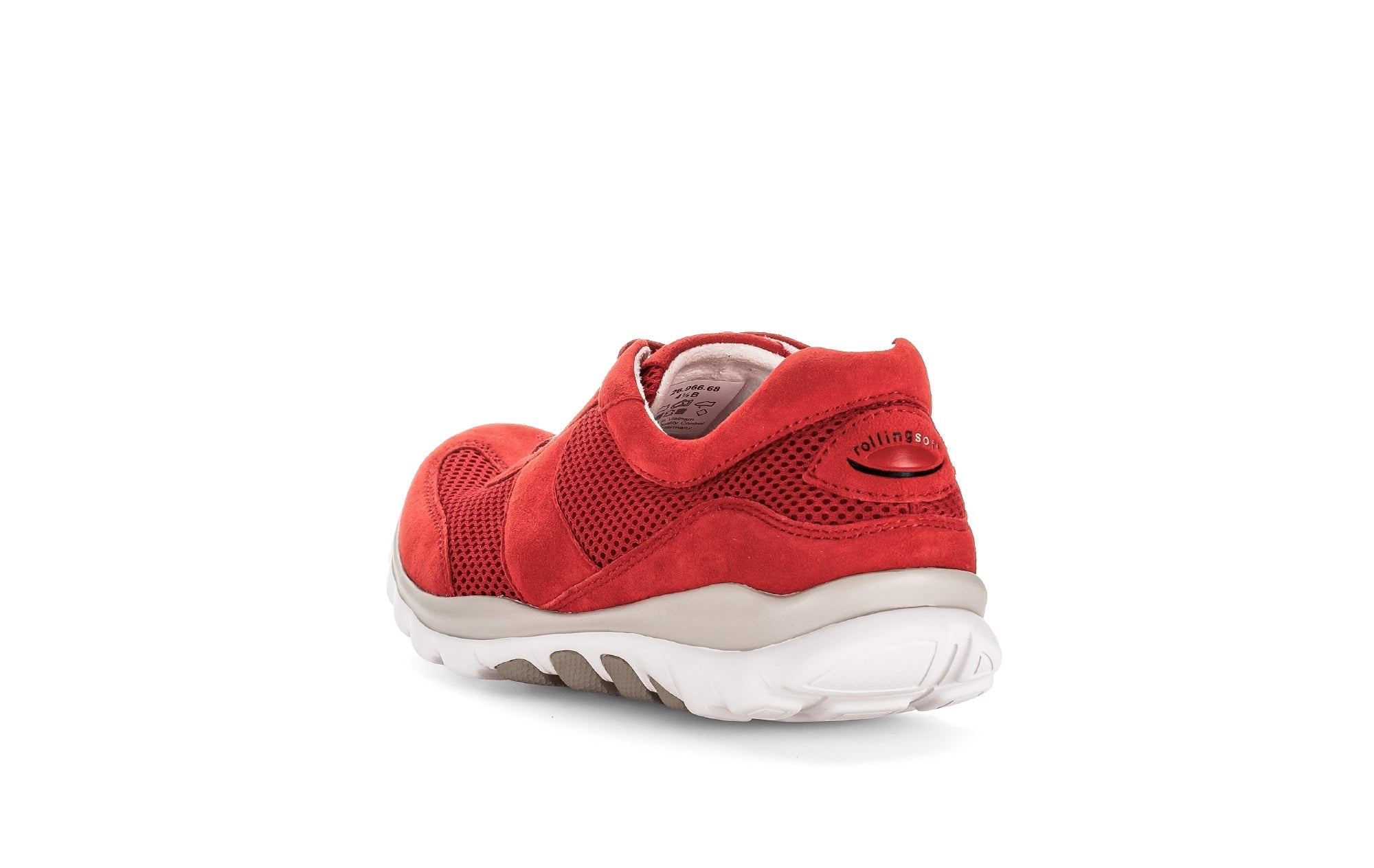Rollende damessneaker '46.966.68' - Rood - Chaplinshoes'46.966.68' rollende damessneaker - RedGabor