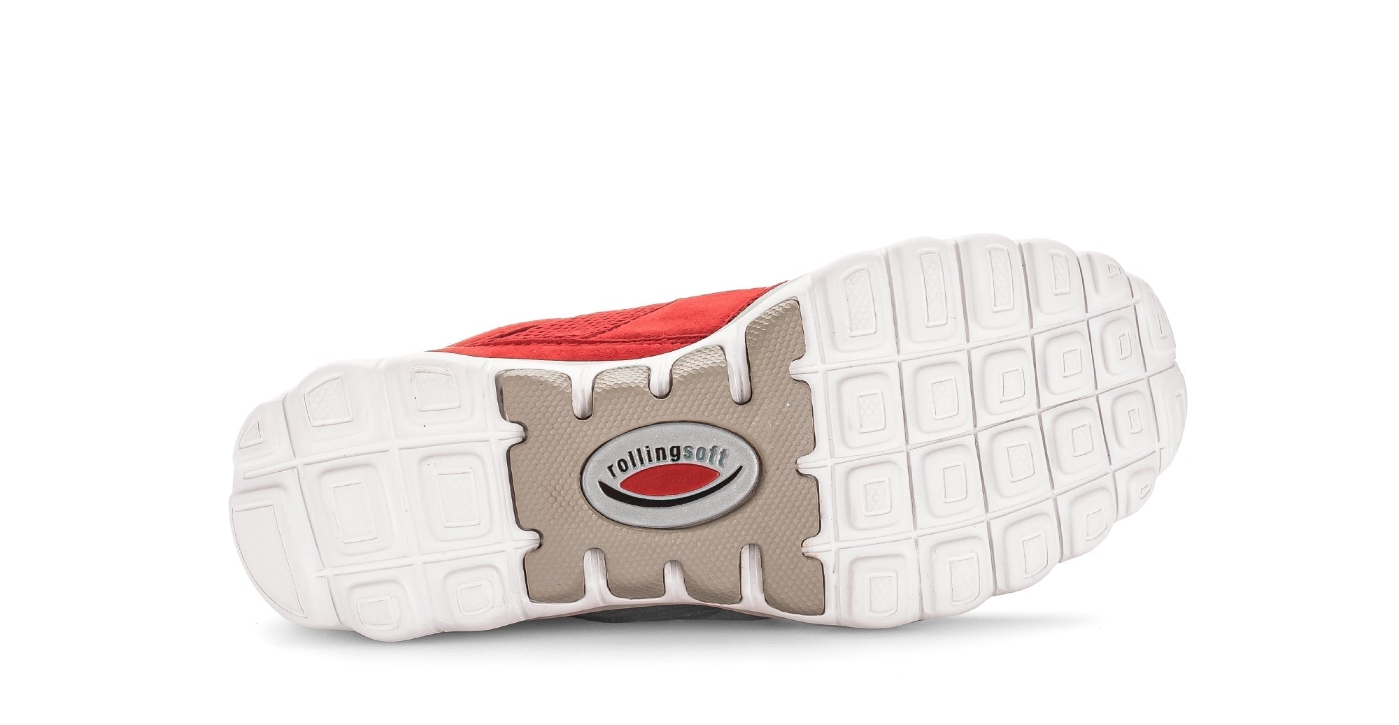 Rollende damessneaker '46.966.68' - Rood - Chaplinshoes'46.966.68' rollende damessneaker - RedGabor