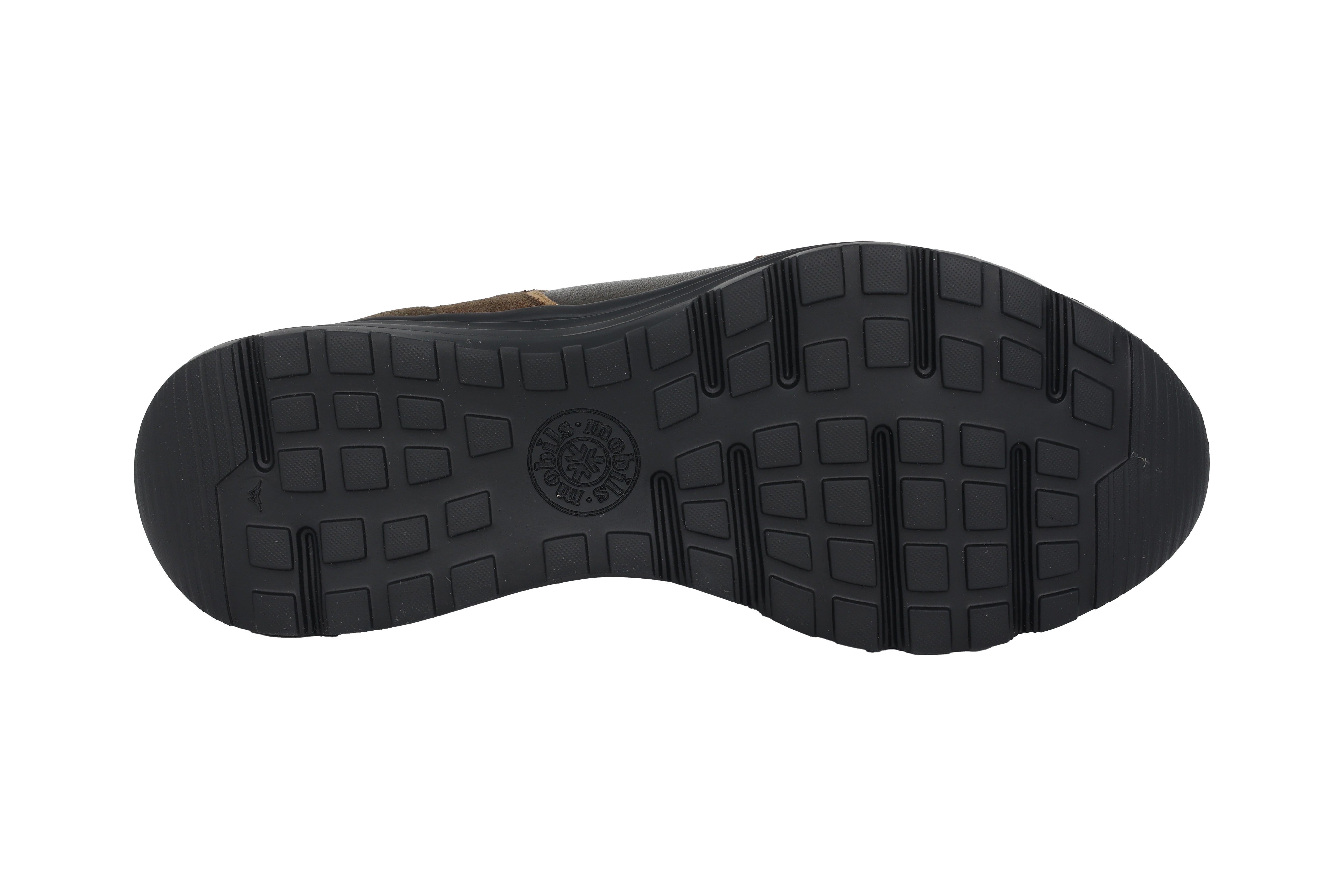 Baskets ergonomiques à lacets et zip pour hommes Brayan', coupe large (H) - Vert