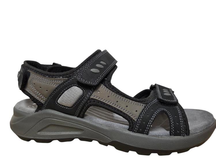 'Rodino' men's strap sandal - black