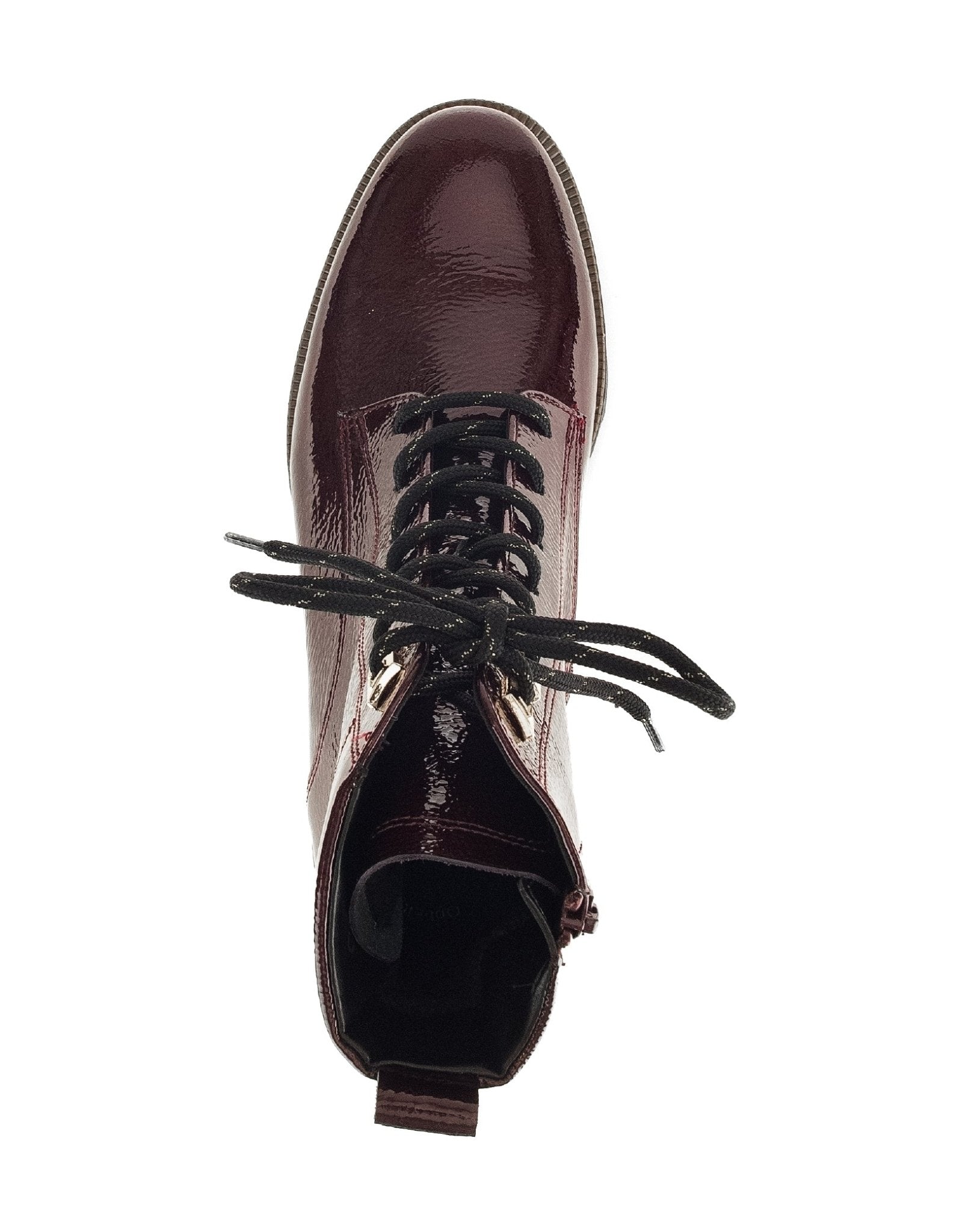 Dameslaars '52.055.88' met brede pasvorm (H) - rood - ChaplinshoesDameslaars '52.055.88' met brede pasvorm (H) - roodGabor