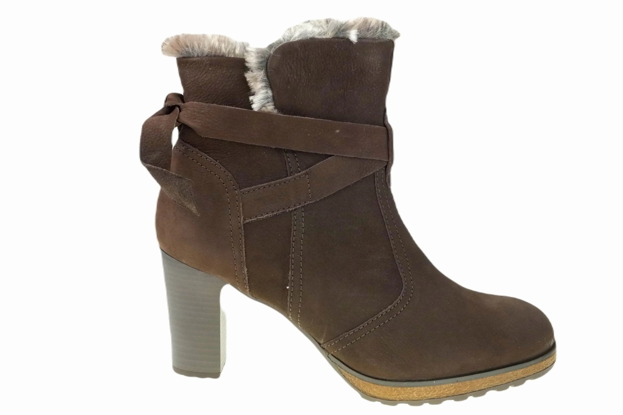 '53.690.18' women's warmlined ankle boot - Brown - Chaplinshoes'53.690.18' women's warmlined ankle boot - BrownGabor