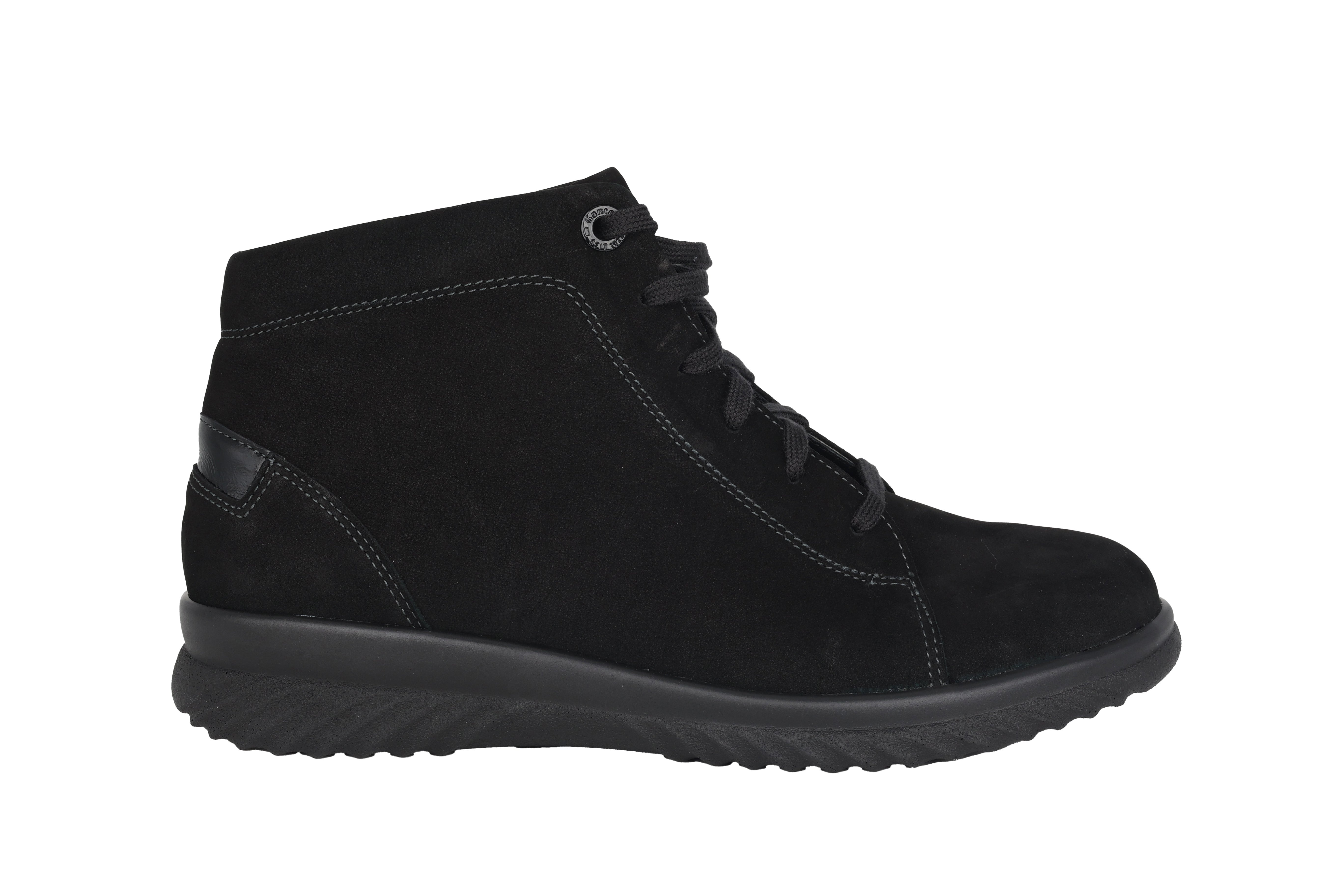 Bottine femme 'Heike H' coupe large (H) - Noir