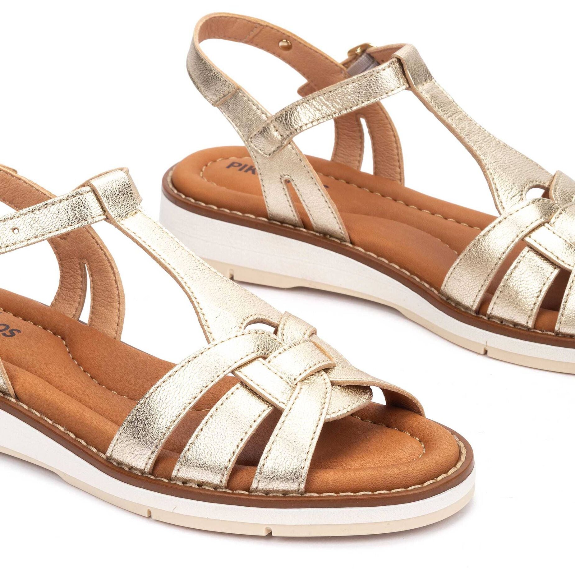 'Roquetas' women's sandal - gold