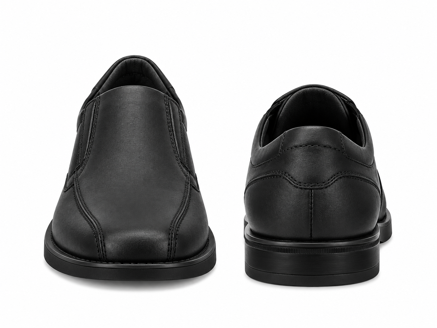 Kuno Men's Extra Wide Fit (K) Slip-On Loafers - Black