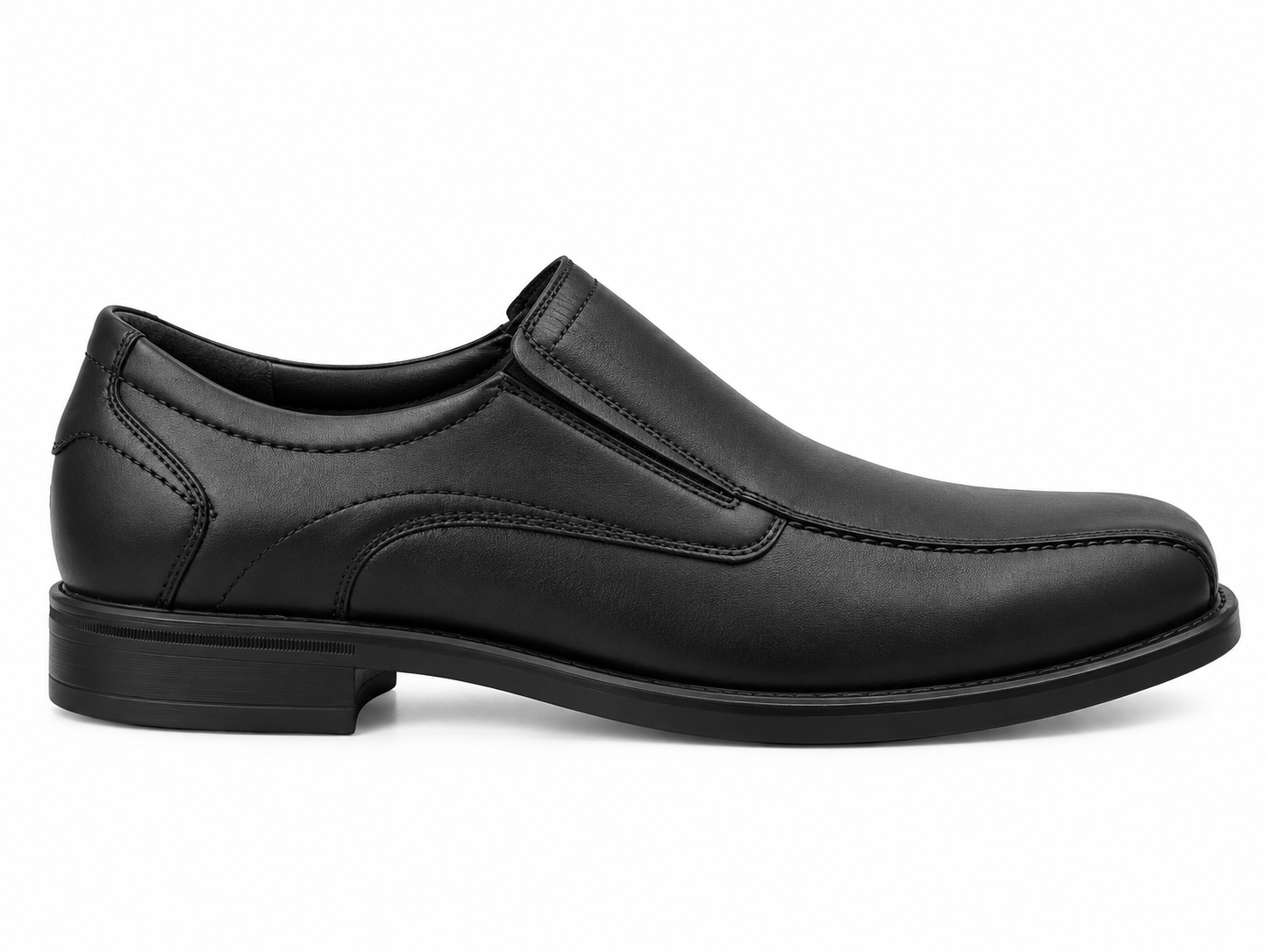 Kuno Men's Extra Wide Fit (K) Slip-On Loafers - Black