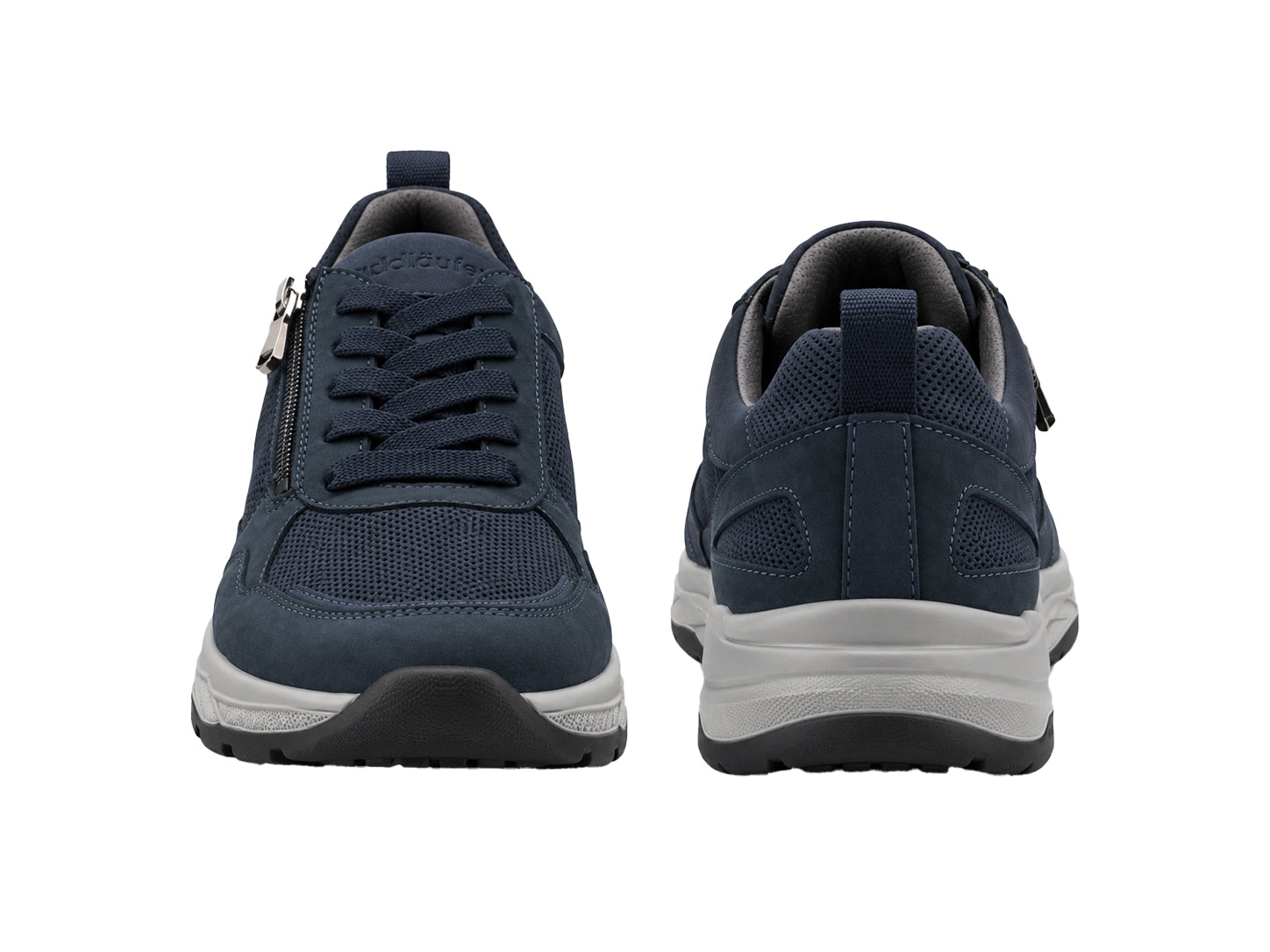 'H-Tom' herre sneaker med bred pasform (H) - blå