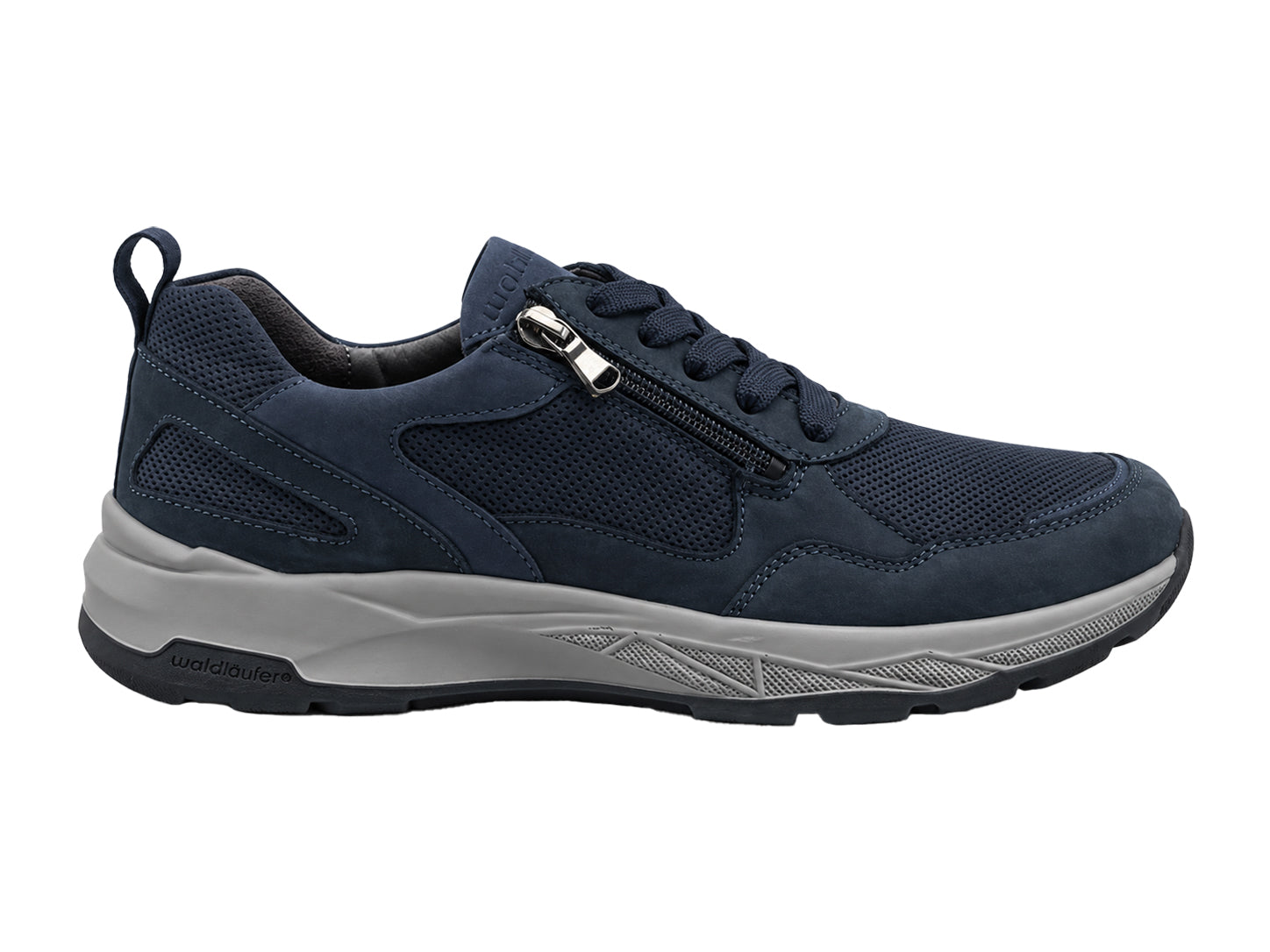'H-Tom' herre sneaker med bred pasform (H) - blå