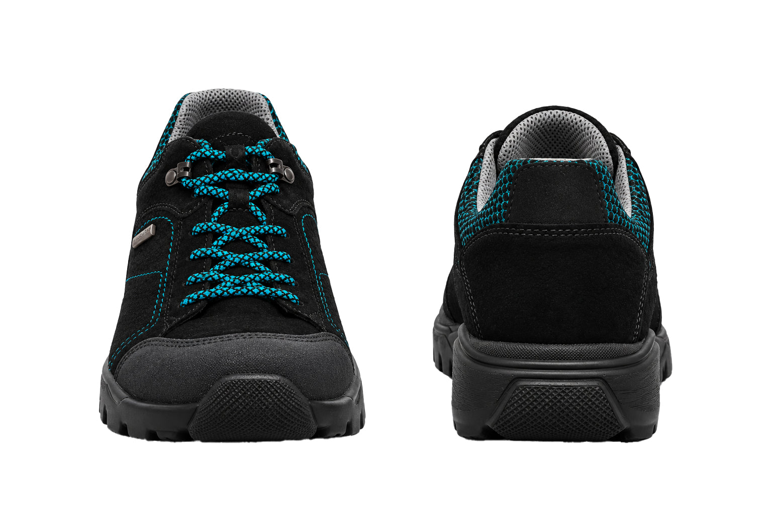 'H-Fritz' Zapatos con cordones impermeables de corte ancho (H) para hombre - negro