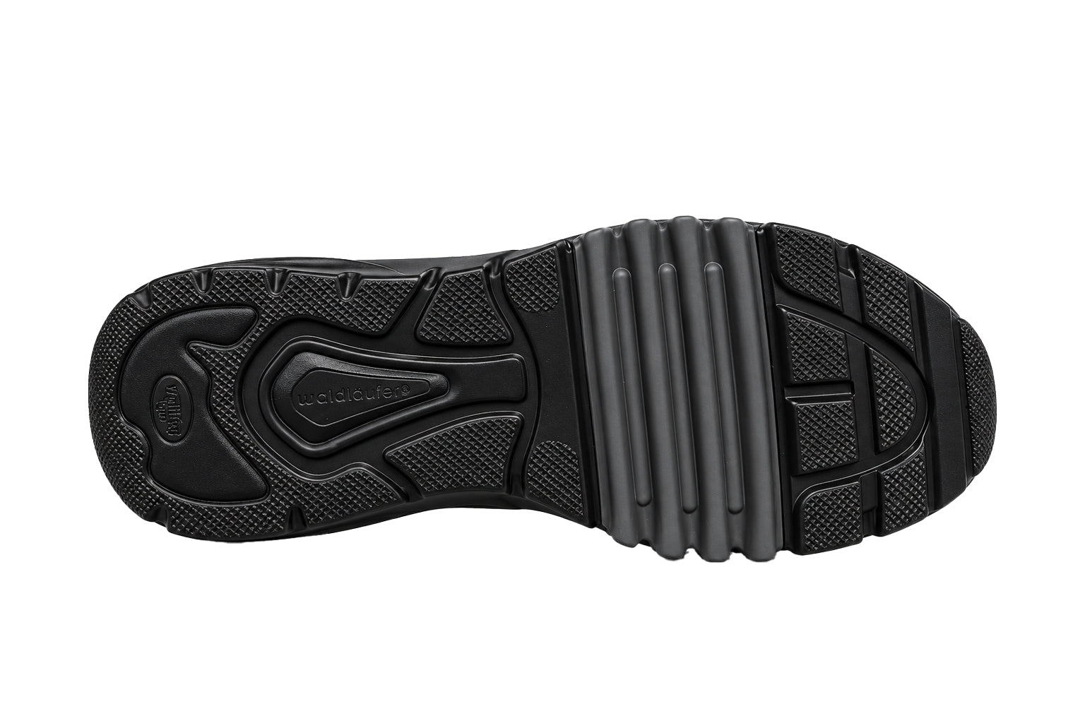 'H-Fritz' Zapatos con cordones impermeables de corte ancho (H) para hombre - negro