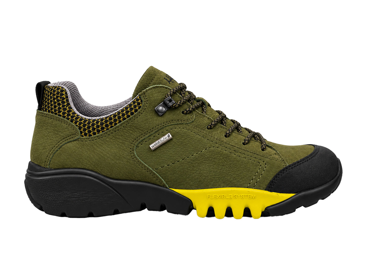 Sapatos masculinos 'H-Fritz' de ajuste largo (H) impermeáveis com cordões - Verde