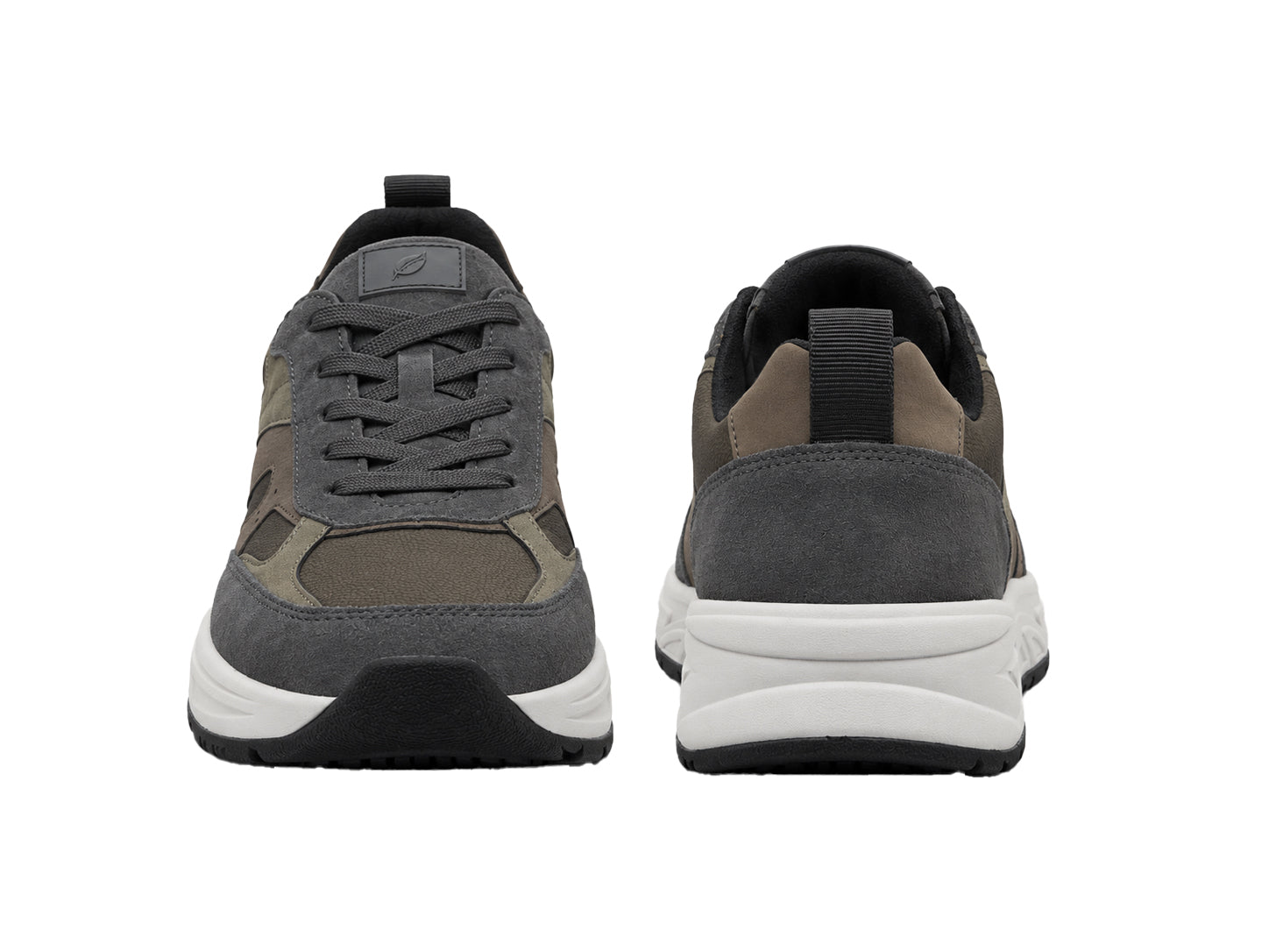 Baskets à lacets coupe large (H) pour hommes 'H-Jack' - Gris