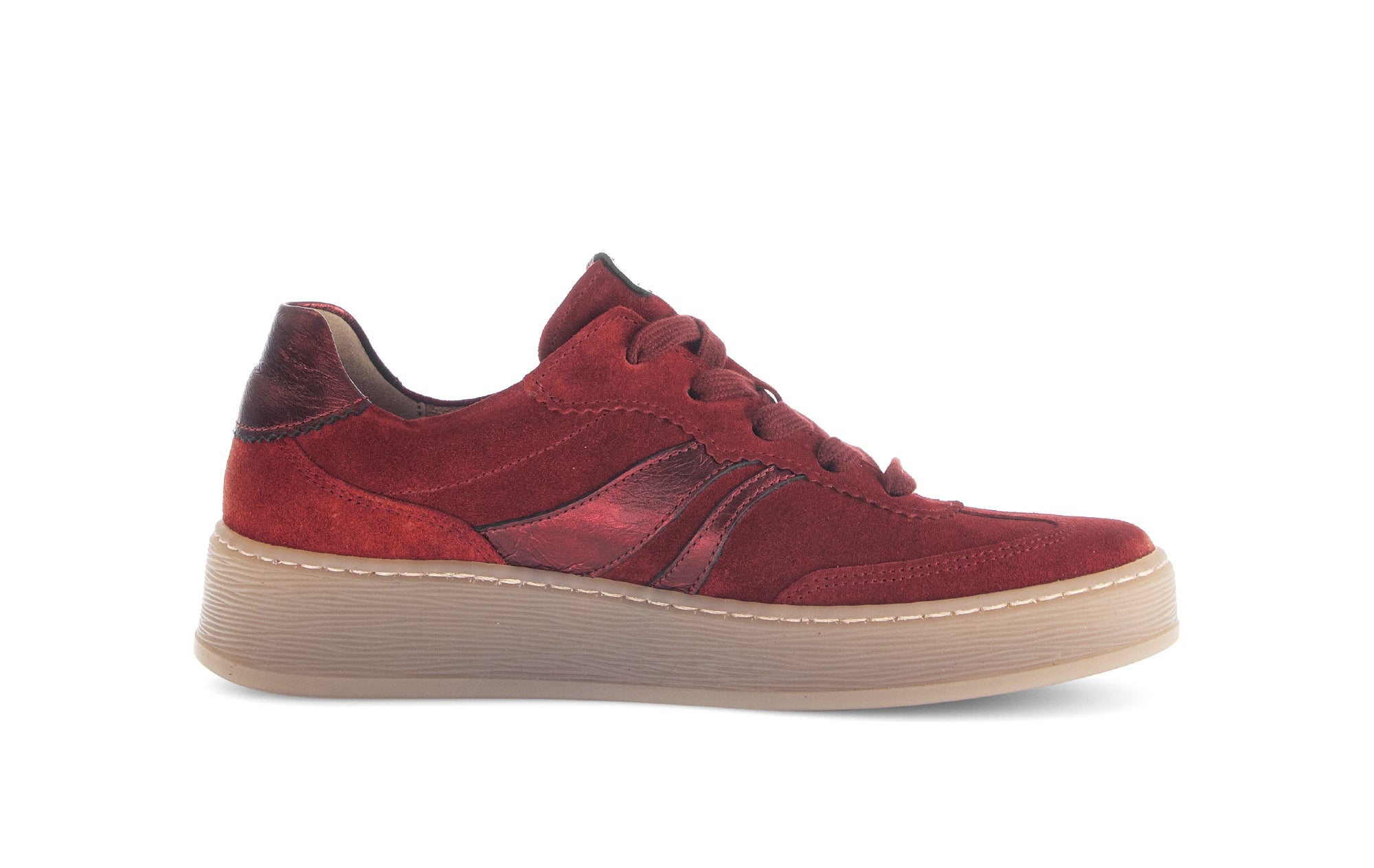 Damen-Schnürsneaker „76.475.48“ – Rot