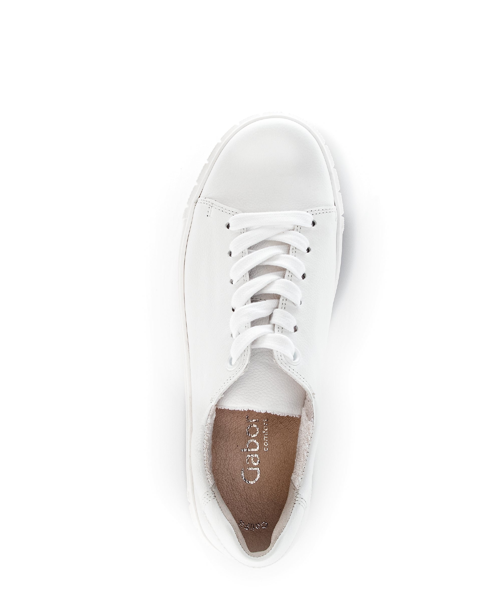 '76.410.50' women's wide fit (H) lace-up sneaker - White