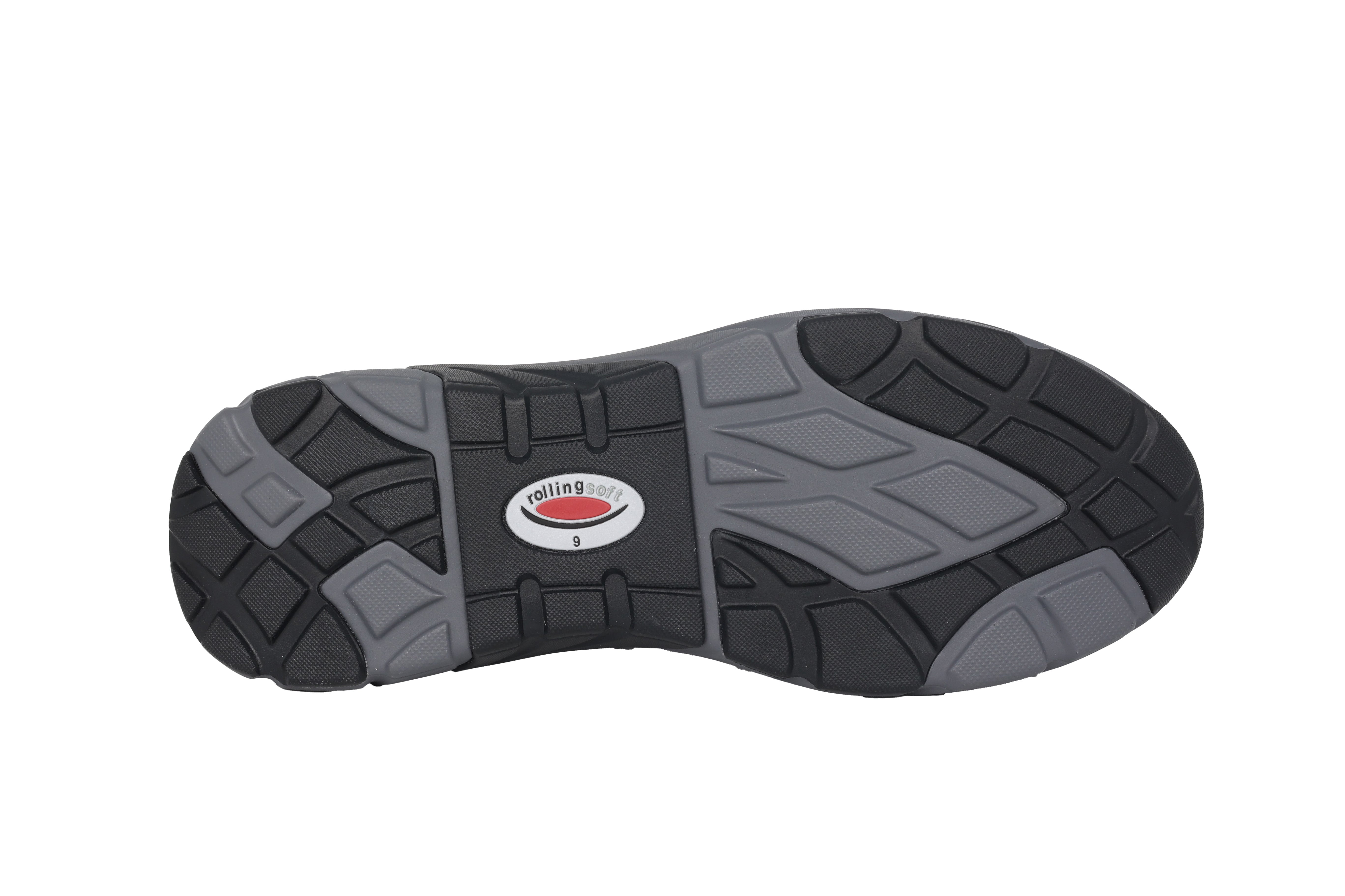 '76.936.47' chaussure de marche à lacets à roulettes pour femme - noir