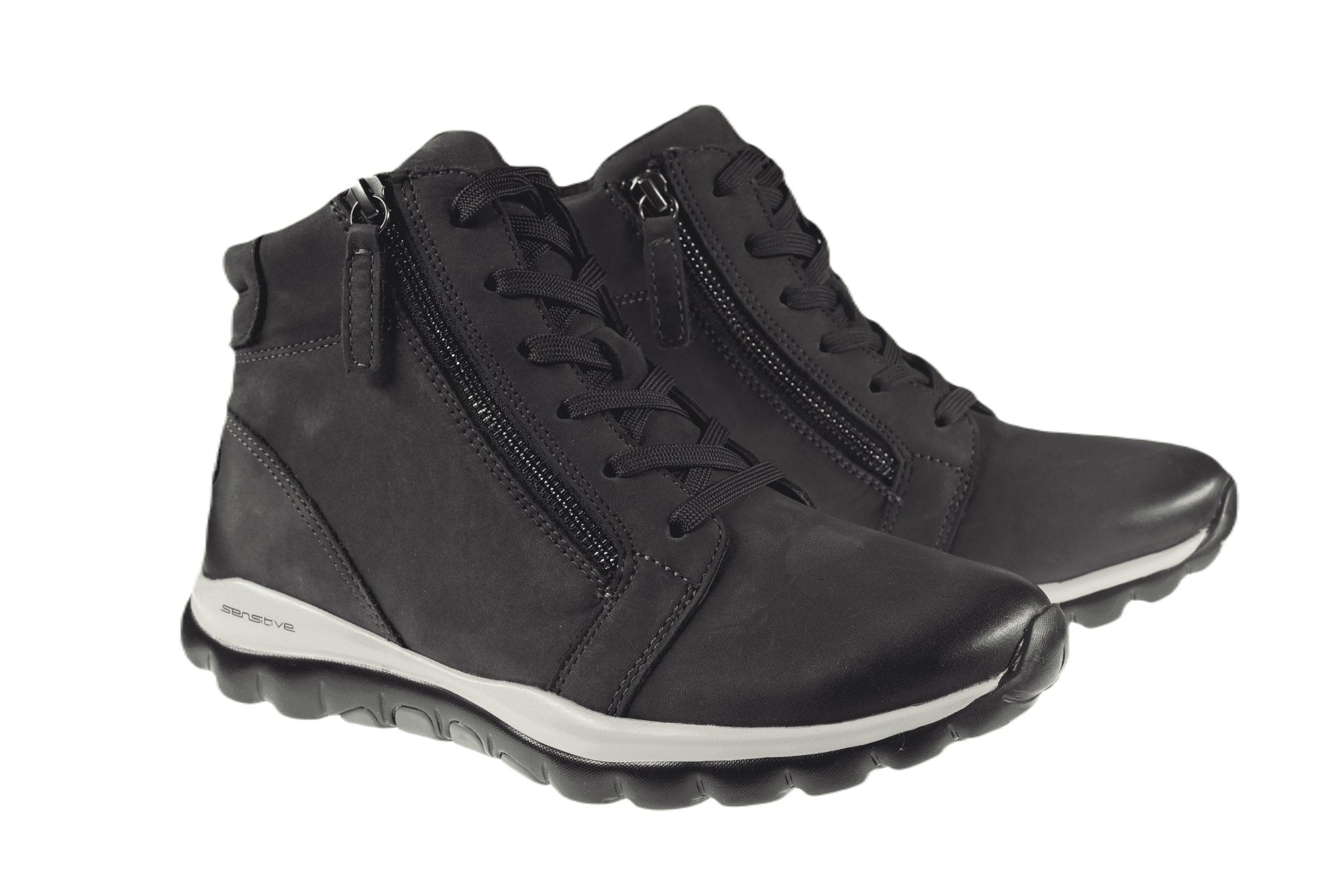 '76.868.39' dames wandelveter - rollaars met rits - Grijs - Chaplinshoes'76.868.39' dames wandelveter - rollaars met rits - GrijsGabor