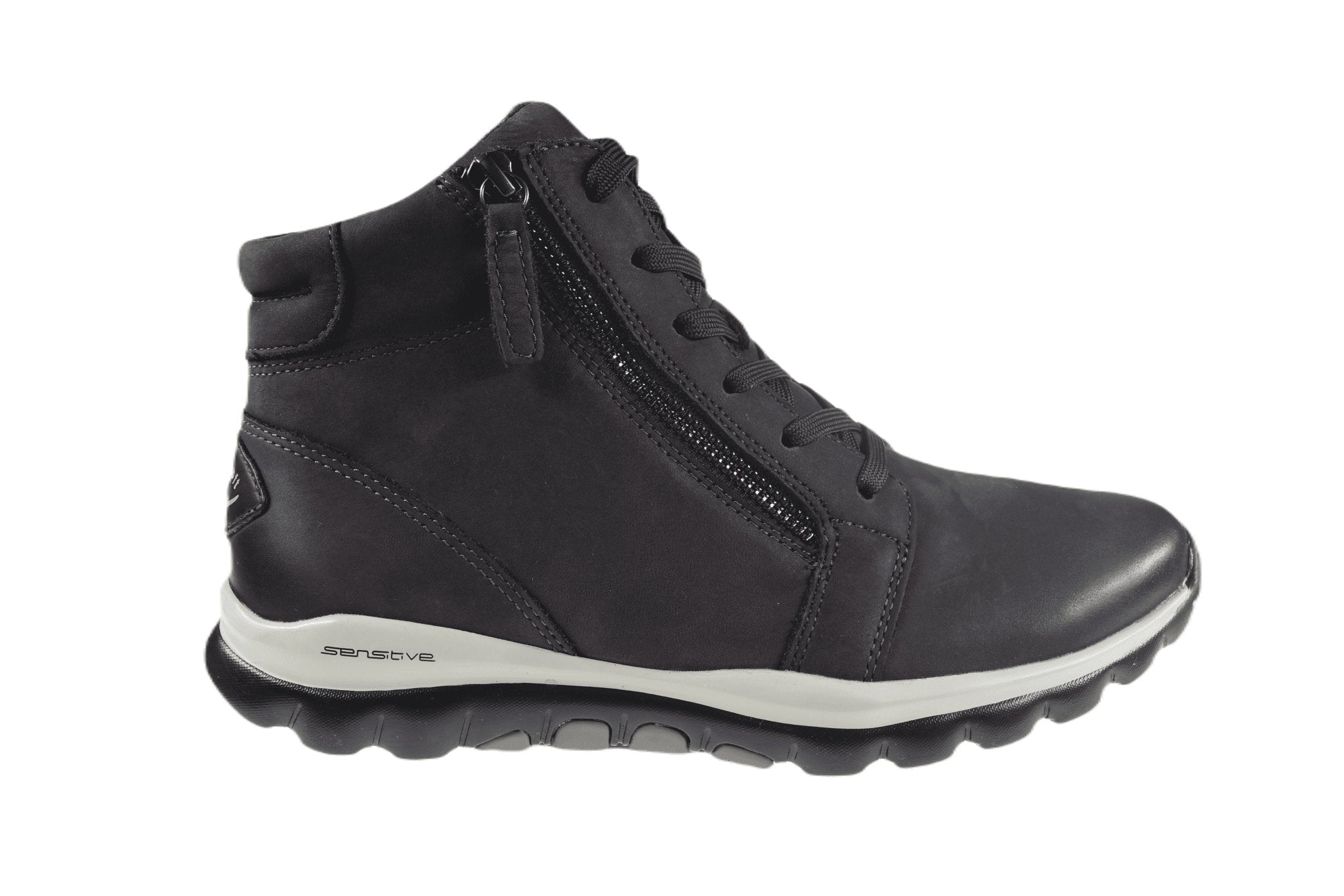 '76.868.39' dames wandelveter - rollaars met rits - Grijs - Chaplinshoes'76.868.39' dames wandelveter - rollaars met rits - GrijsGabor