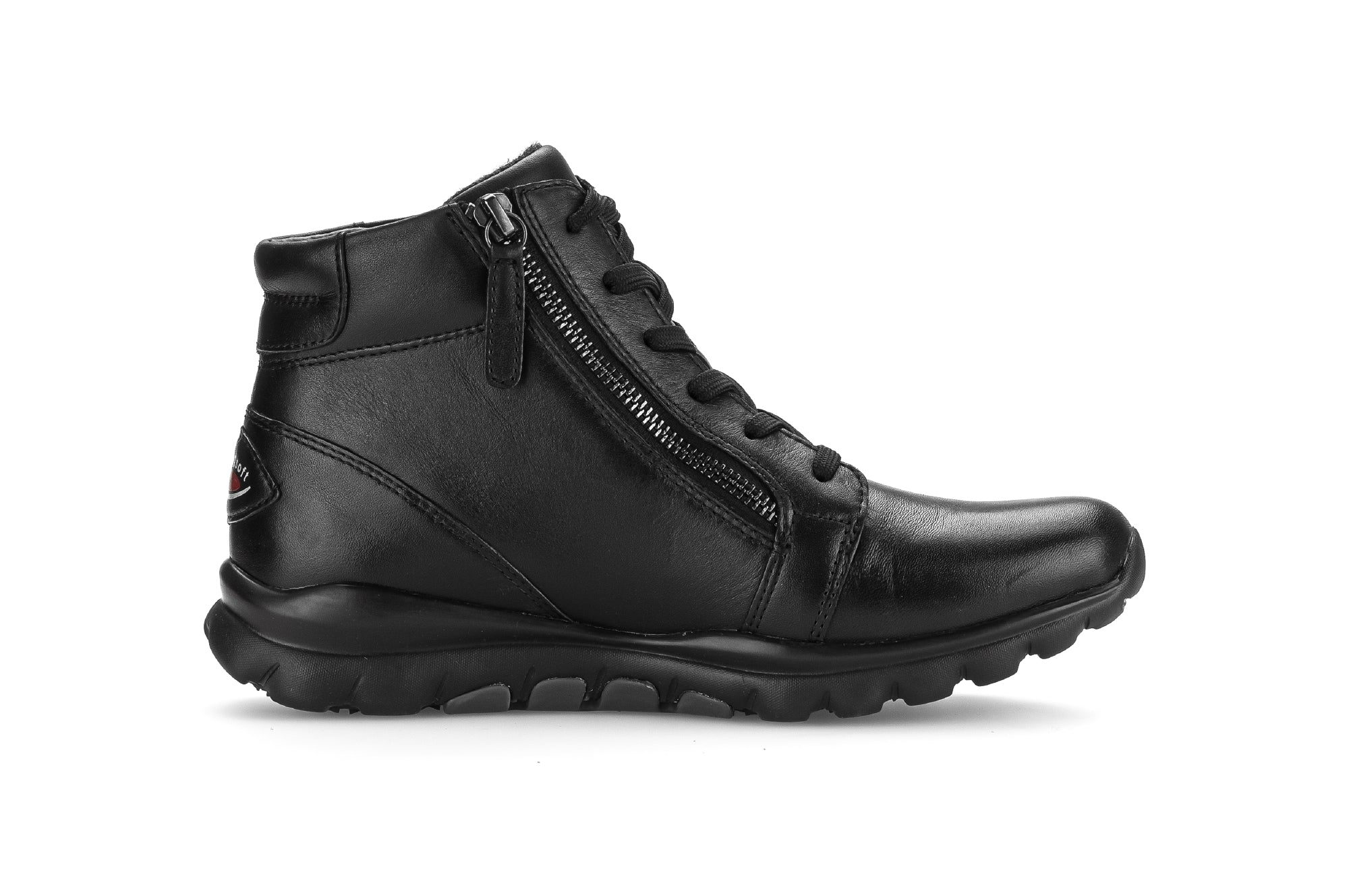 '76.868.57' rollende dames enkellaars - zwart