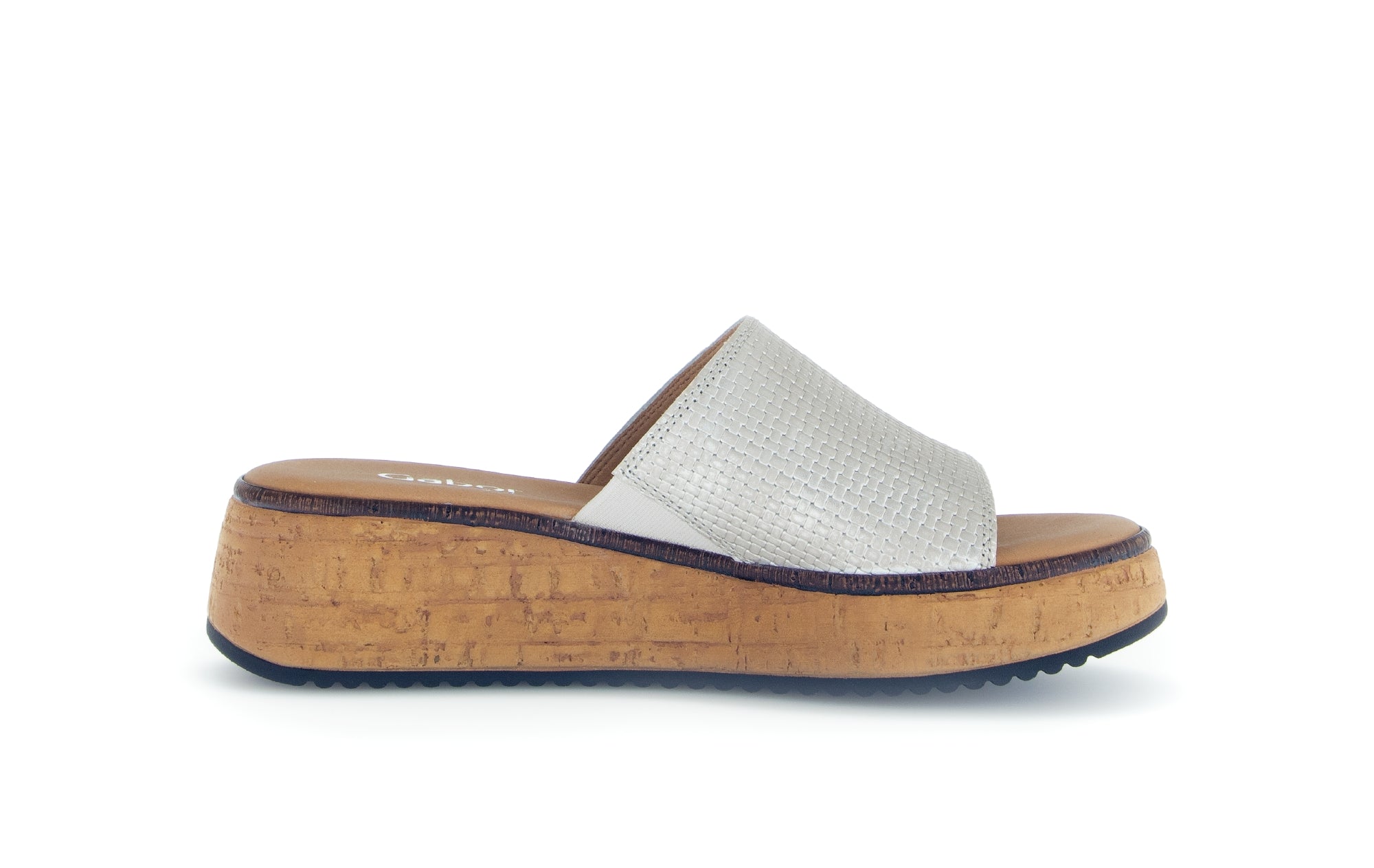 sandalo slide da donna '62.820.61' - beige