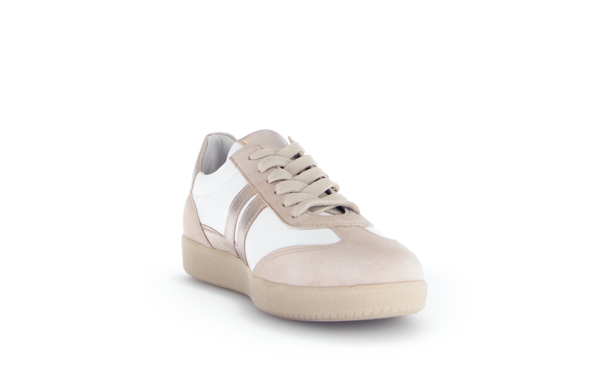 '83.300.12' women's sneaker - beige/white