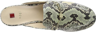 '9 - 101807 - 5100' women's slide sandal - green mix croco - Chaplinshoes'9 - 101807 - 5100' women's slide sandal - green mix crocoHögl