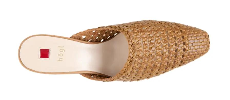 '9 - 106838 - 2500' women's perforated slide sandal - brown - Chaplinshoes'9 - 106838 - 2500' women's perforated slide sandal - brownHögl