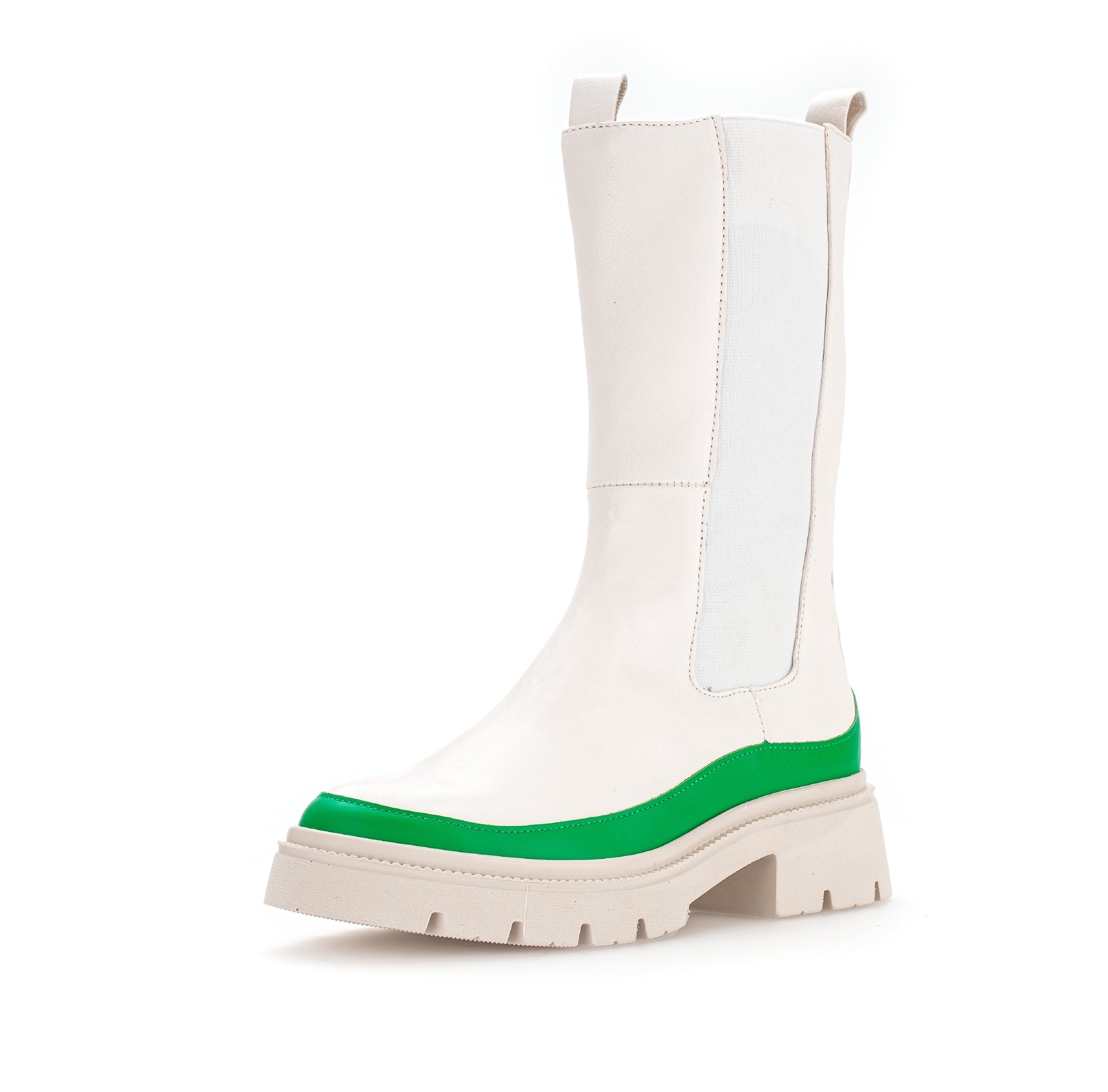 '91.834.31' Bota media larga de mujer - Mezcla blanco verde - Chaplinshoes'91.834.31' Bota media larga mujer - Mix blanco verdeGabor