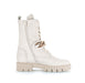 '92.743.61' women's wide fit (H) lace - zip boot - Off white - Chaplinshoes'92.743.61' women's wide fit (H) lace - zip boot - Off whiteGabor