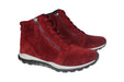 '96.868.38' dames wandelschoenen met vetersluiting - ritslaars - Rood - Chaplinshoes'96.868.38' dames wandelschoen met vetersluiting en ritssluiting - RedGabor