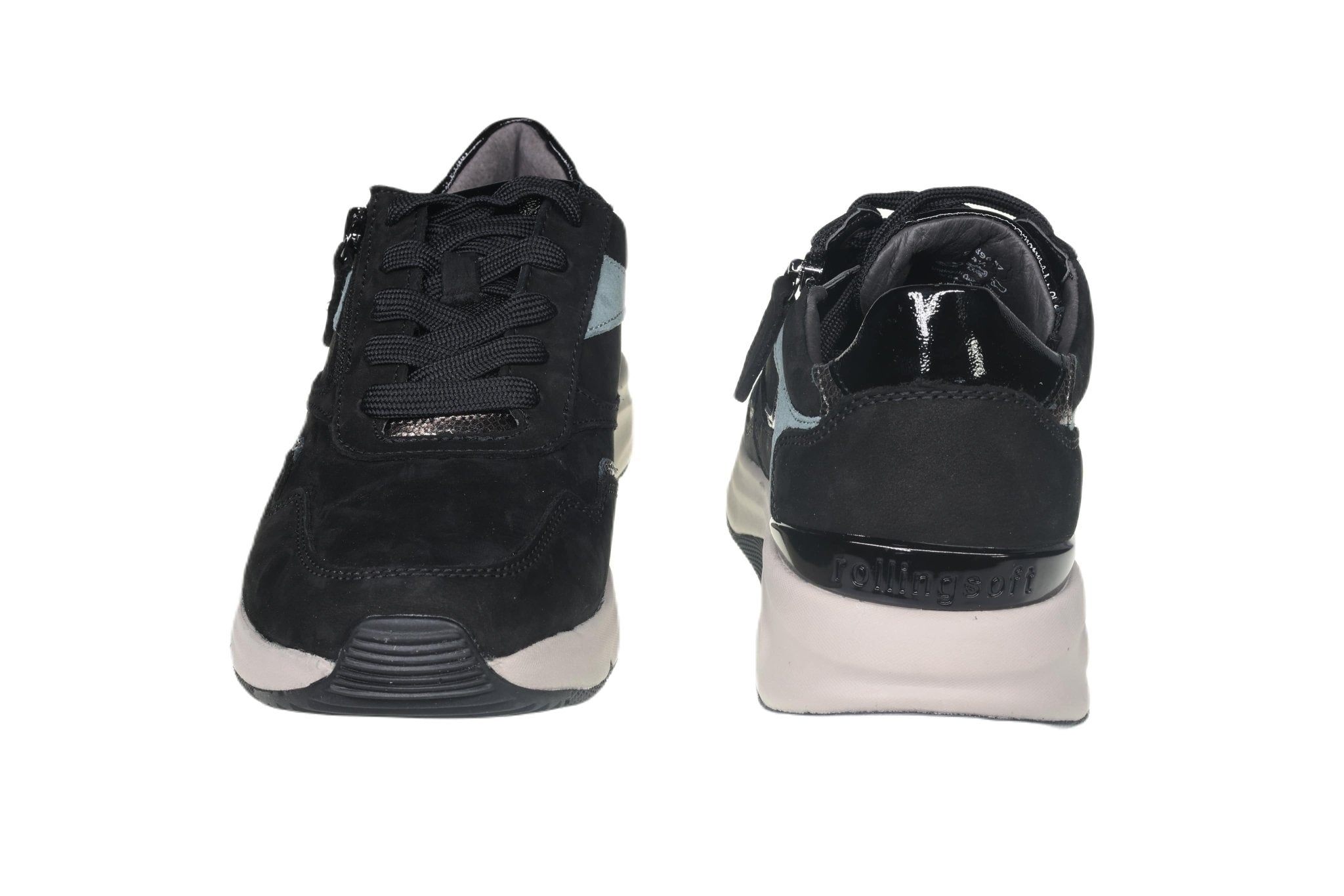 '96.896.87' women's walking rolling sneaker - Black - Chaplinshoes'96.896.87' women's walking rolling sneaker - BlackGabor